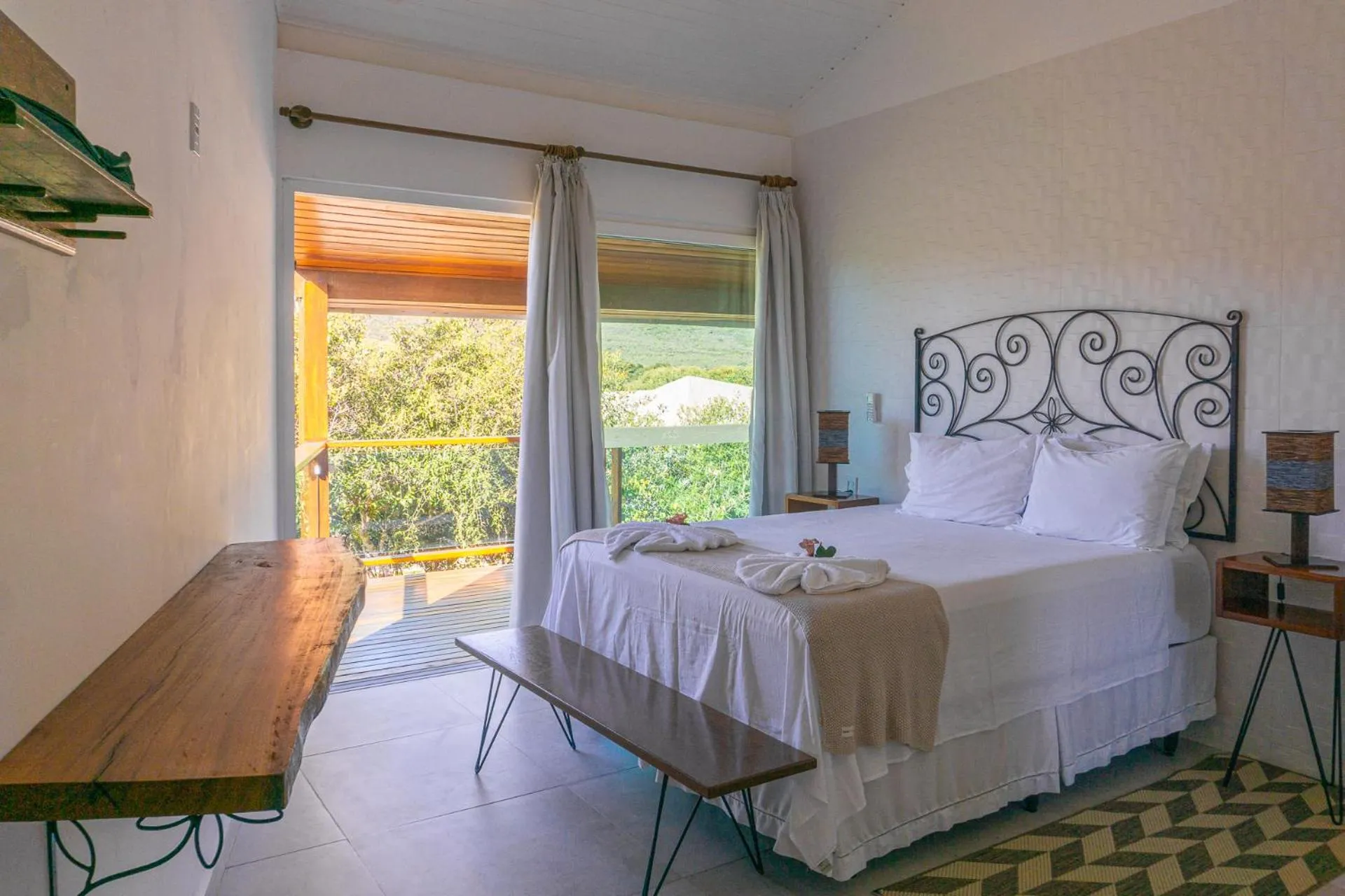 Bedroom, Bed in Pousada Amanhecer