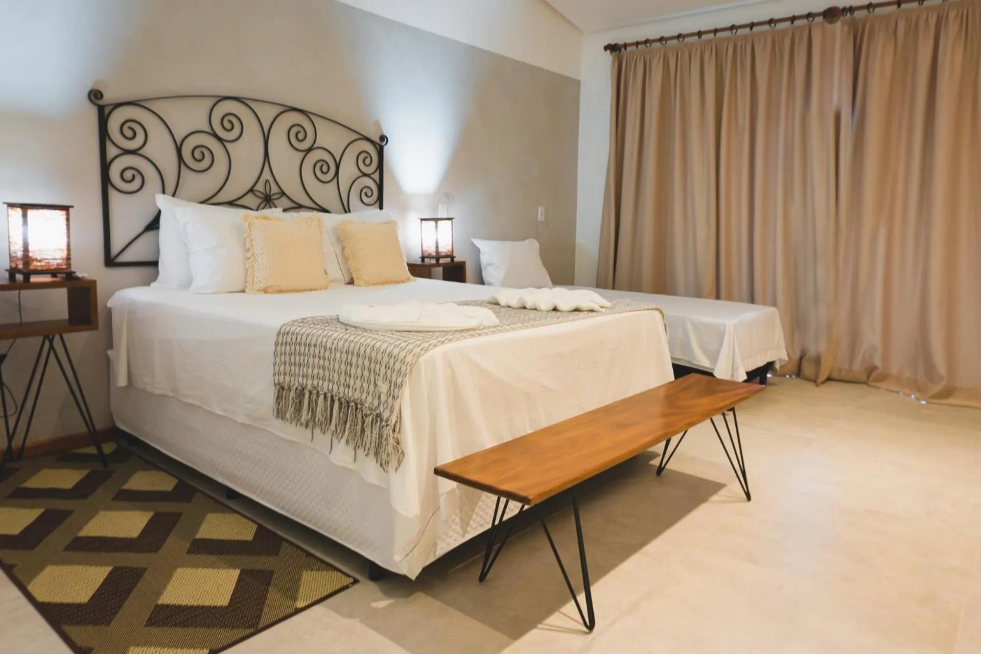 Bedroom, Bed in Pousada Amanhecer