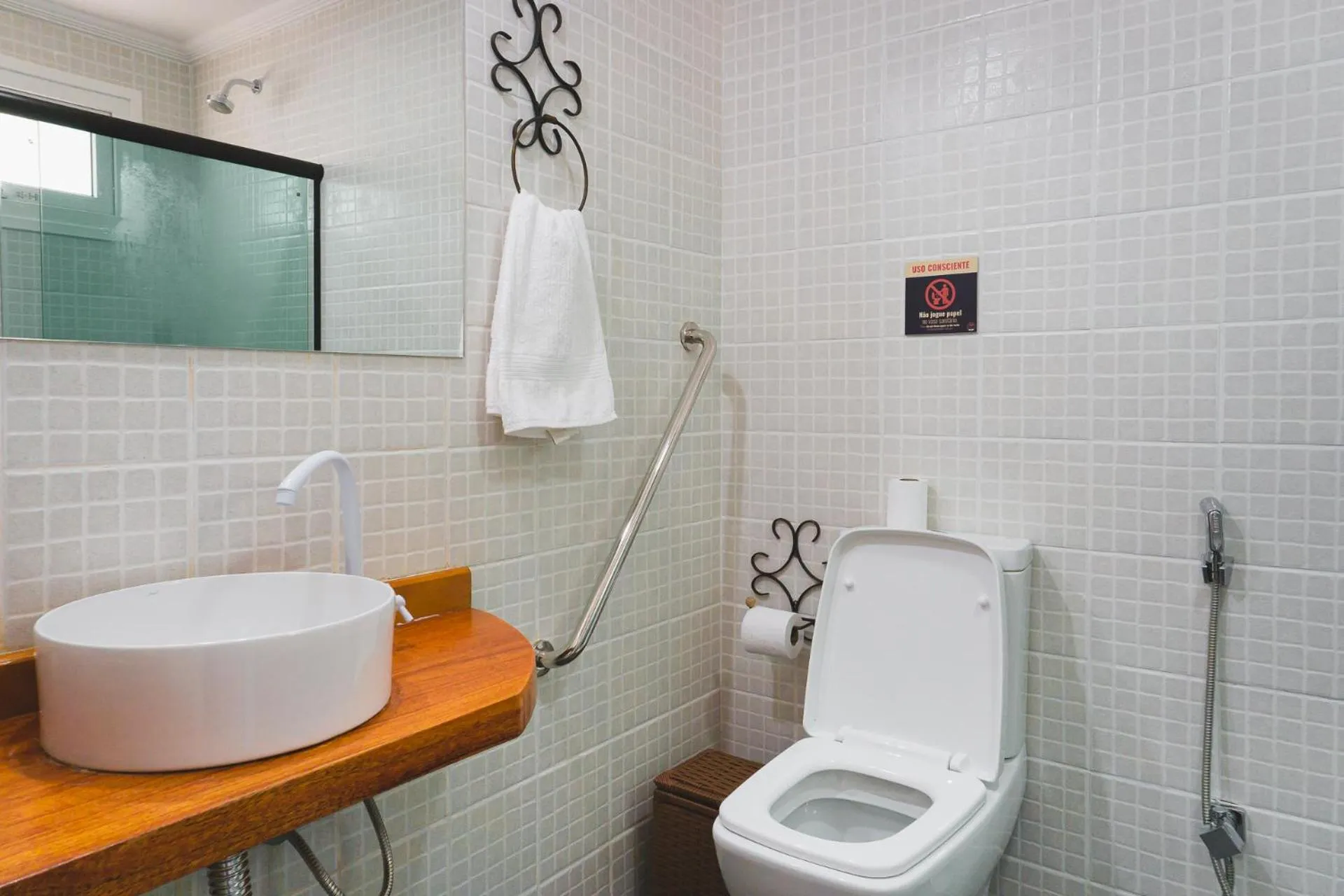 Bathroom in Pousada Amanhecer