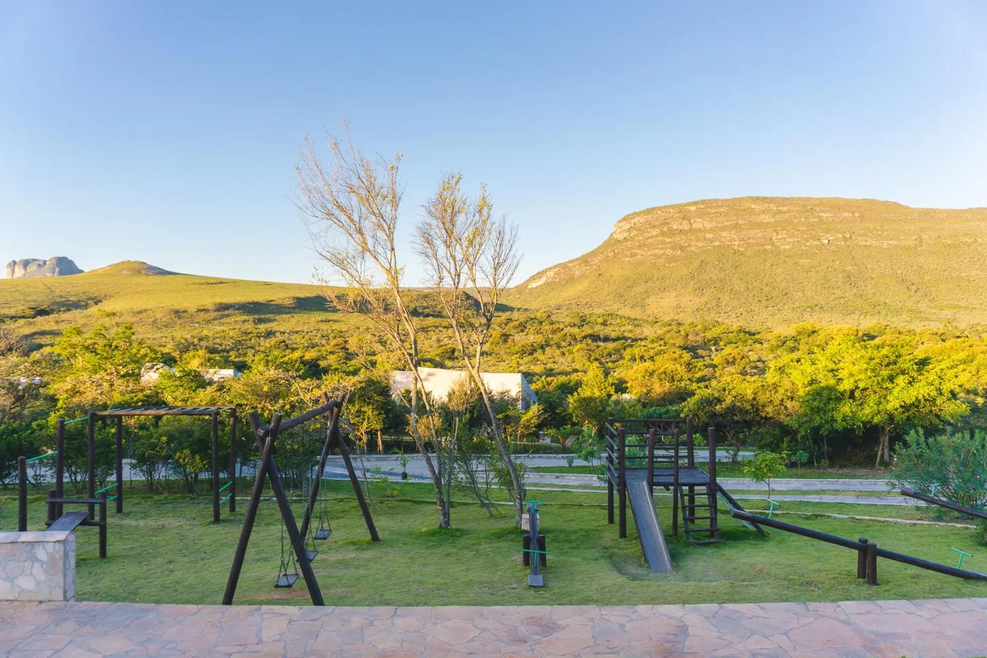 Children play ground in Pousada Amanhecer