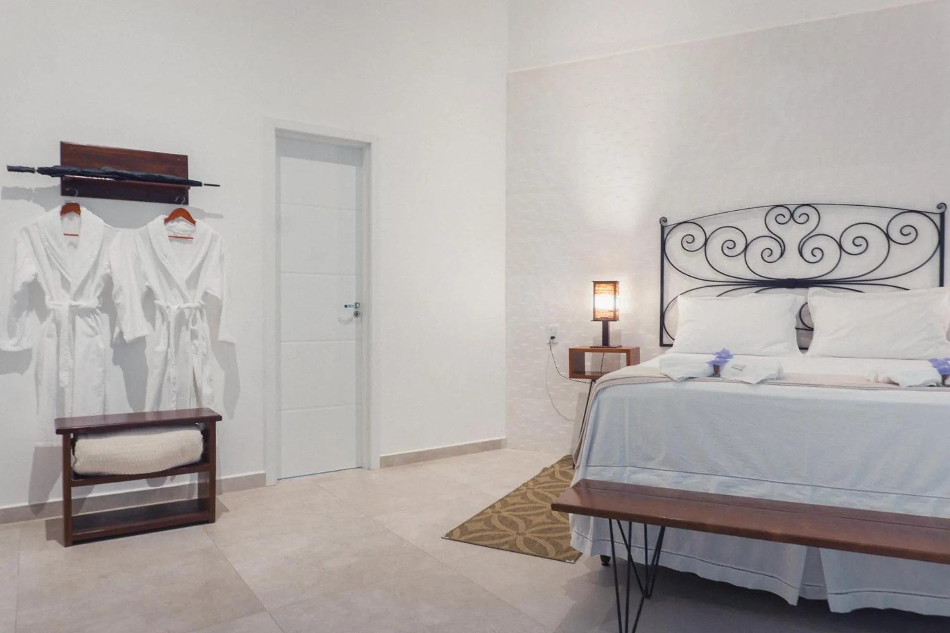 Bedroom, Bed in Pousada Amanhecer