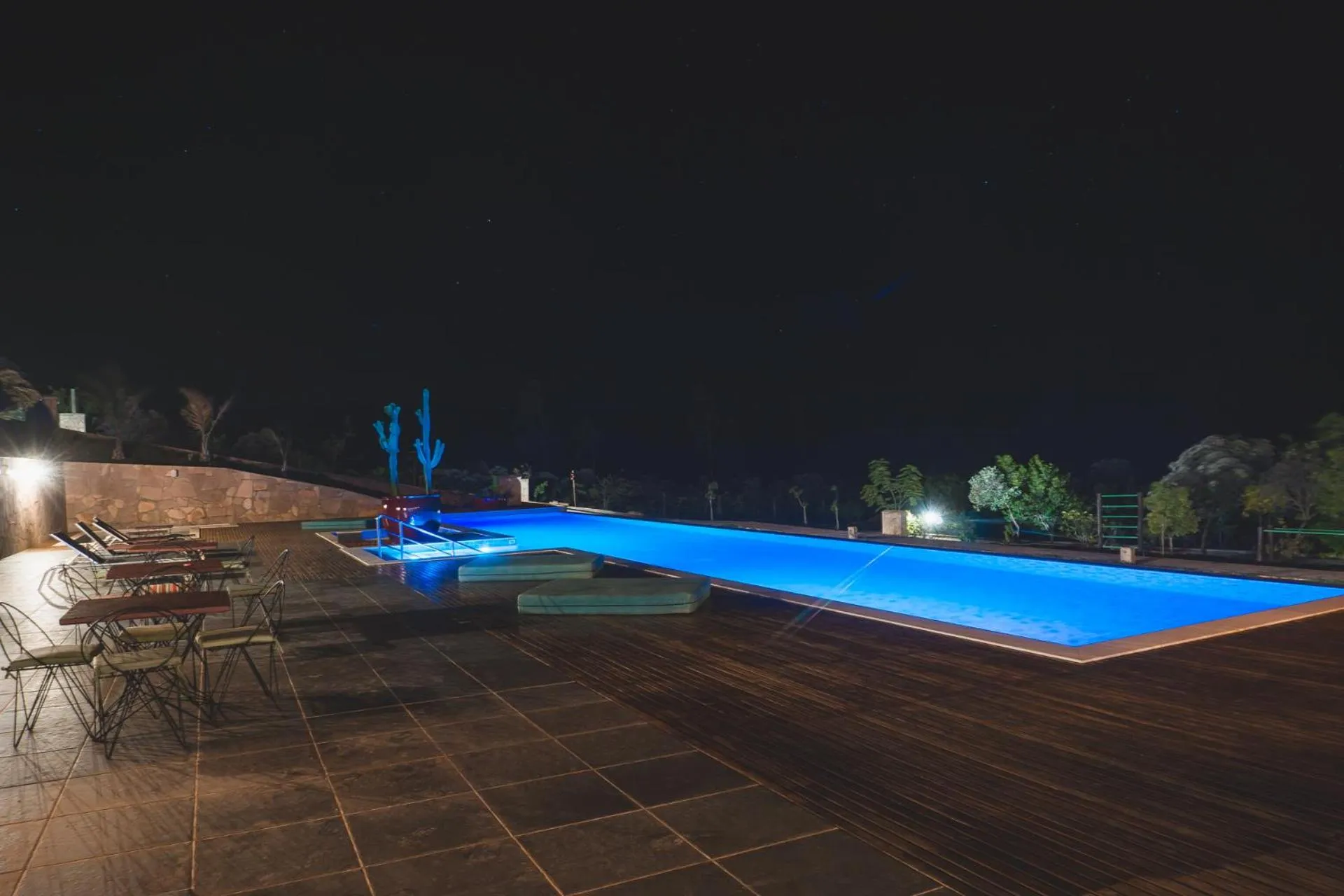 Swimming pool in Pousada Amanhecer