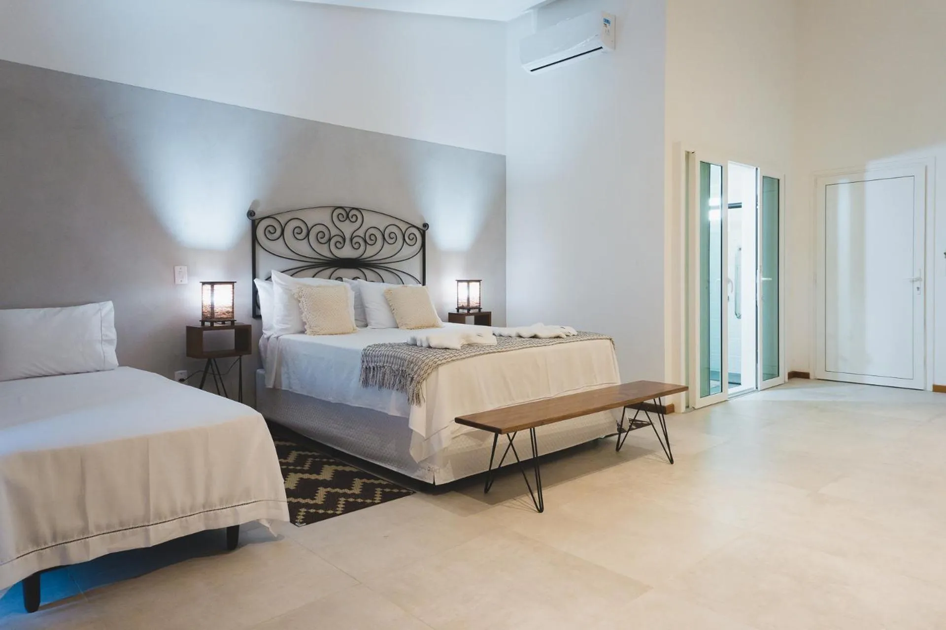 Bed in Pousada Amanhecer