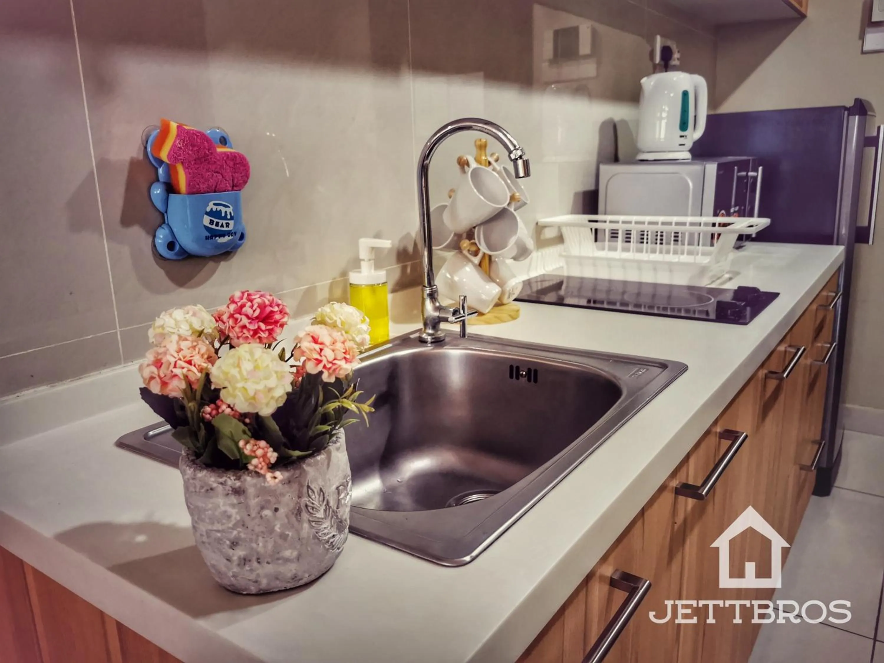 Kitchen or kitchenette in KSL D'Esplanade By JettBros Johor Bahru