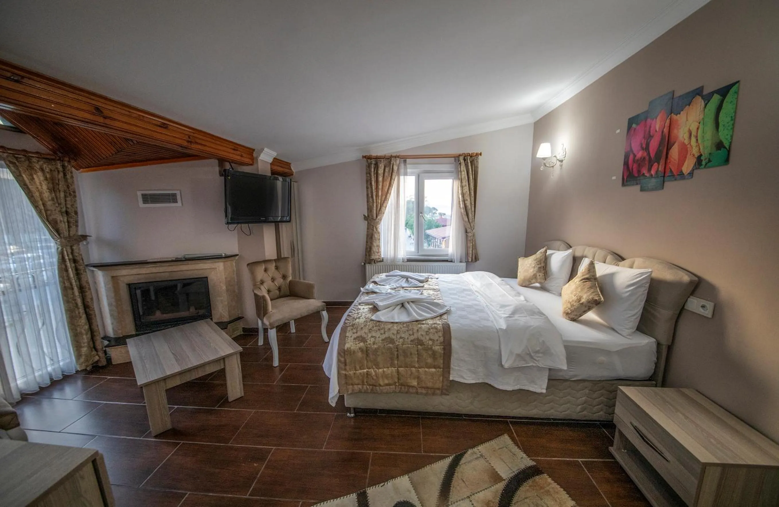 TV and multimedia, Bed in Ağva Carpediem Otel