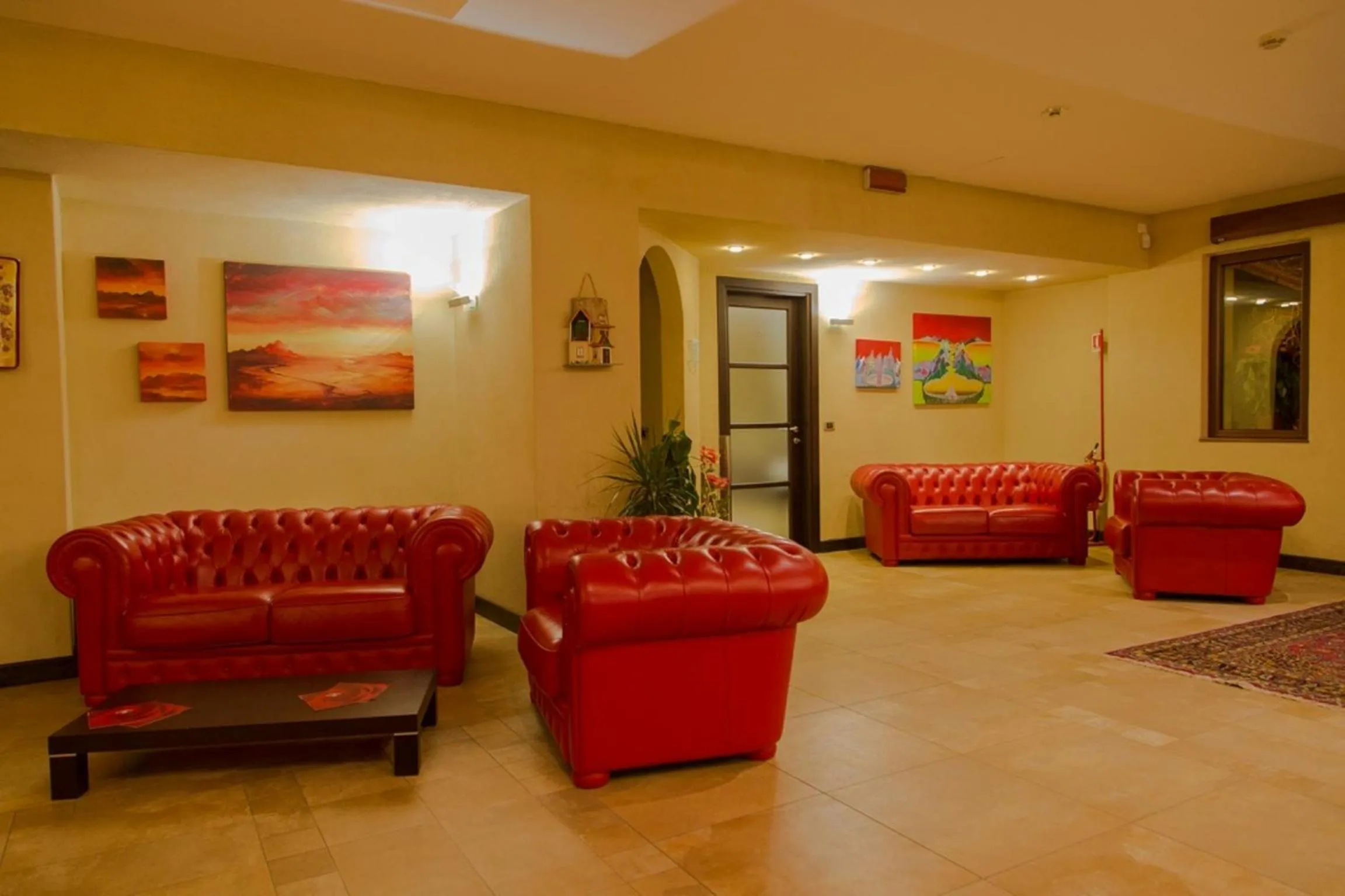 Lobby or reception in Albergo della Posta