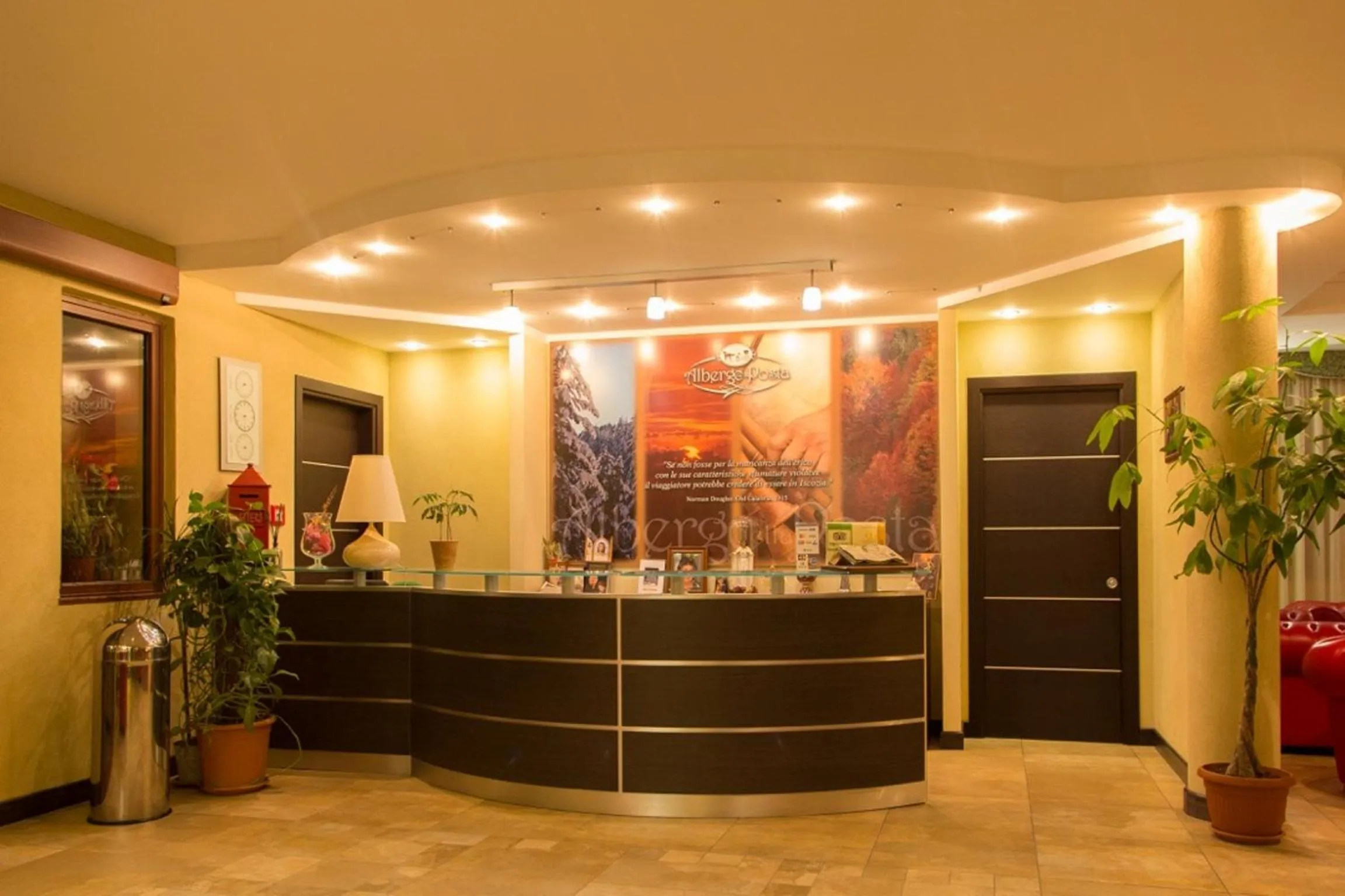 Lobby or reception in Albergo della Posta