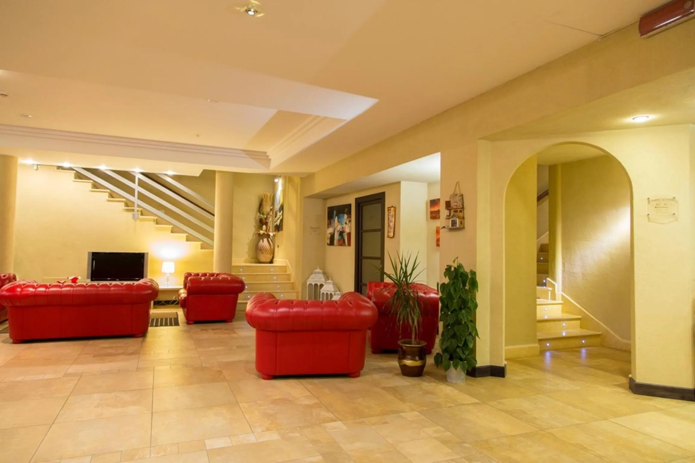 Lobby or reception in Albergo della Posta