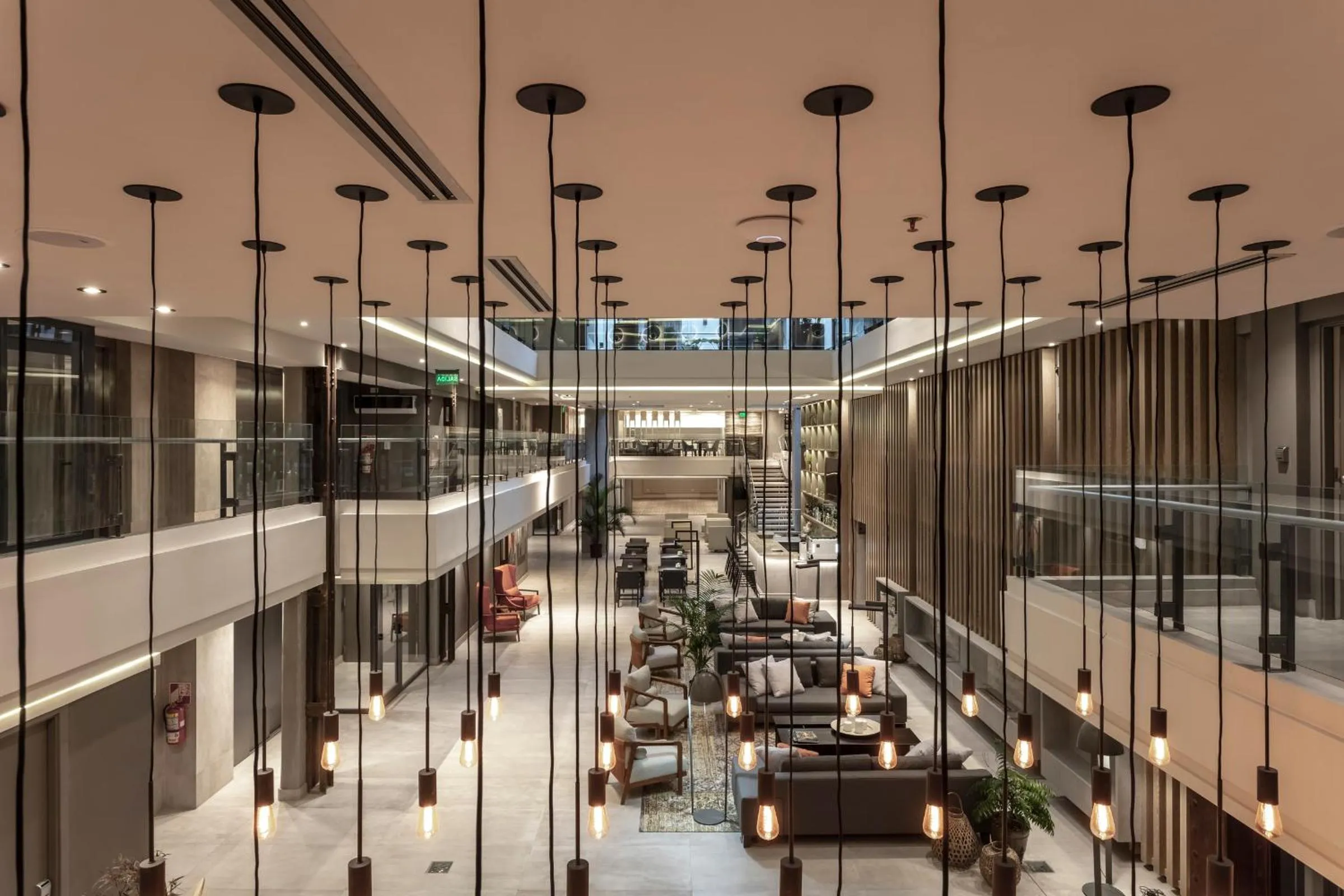 Seating area in Huinid Obelisco Hotel