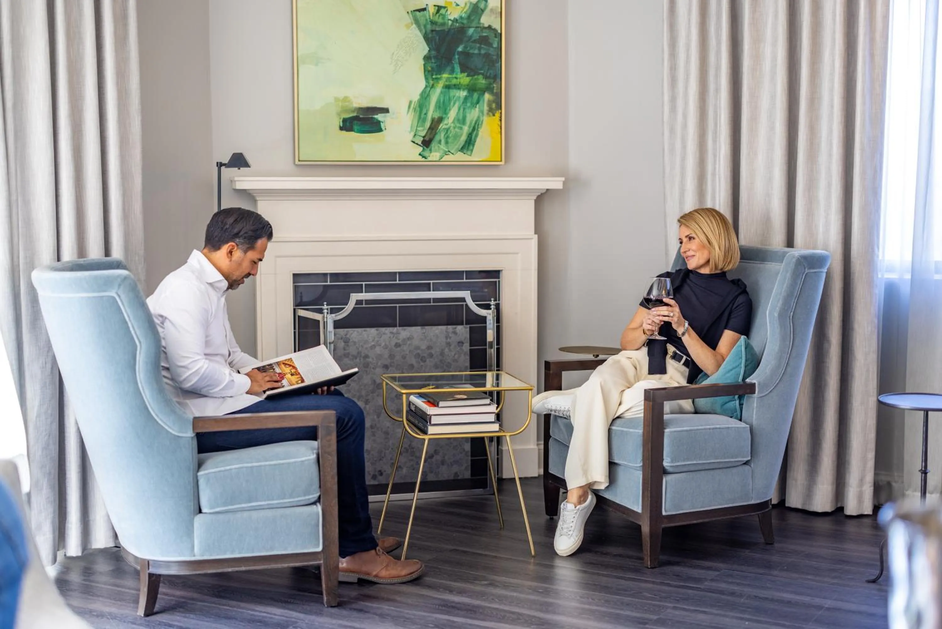 Living room in Melrose Georgetown Hotel