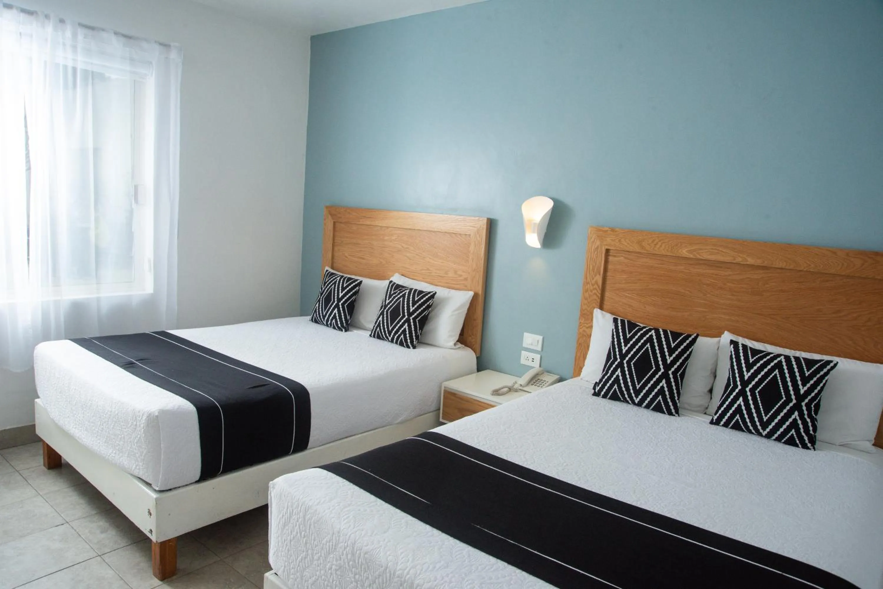 Bed in Hotel La Siesta, Gomez Palacio