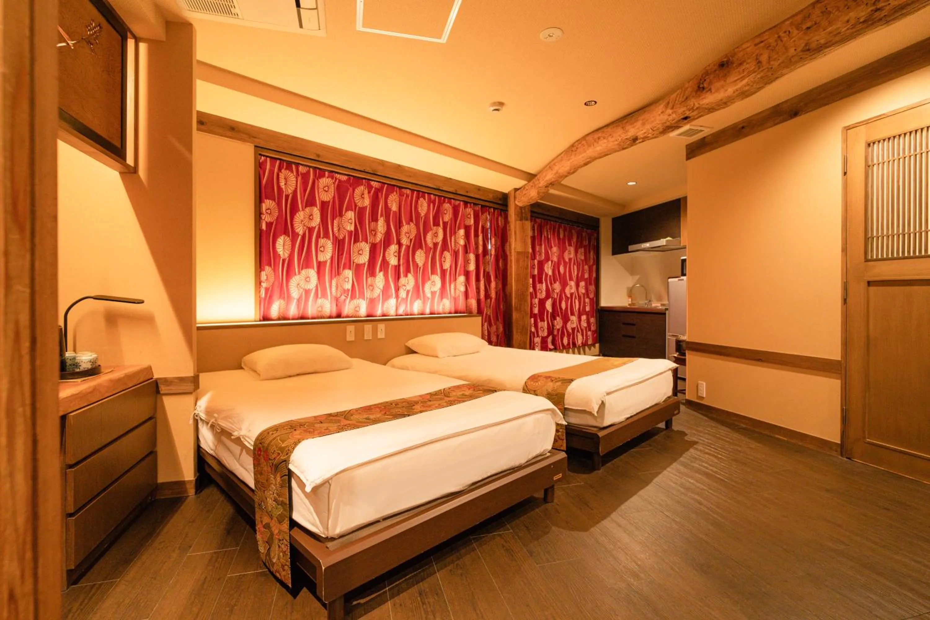 Bed in 都電屋 TodenHotel