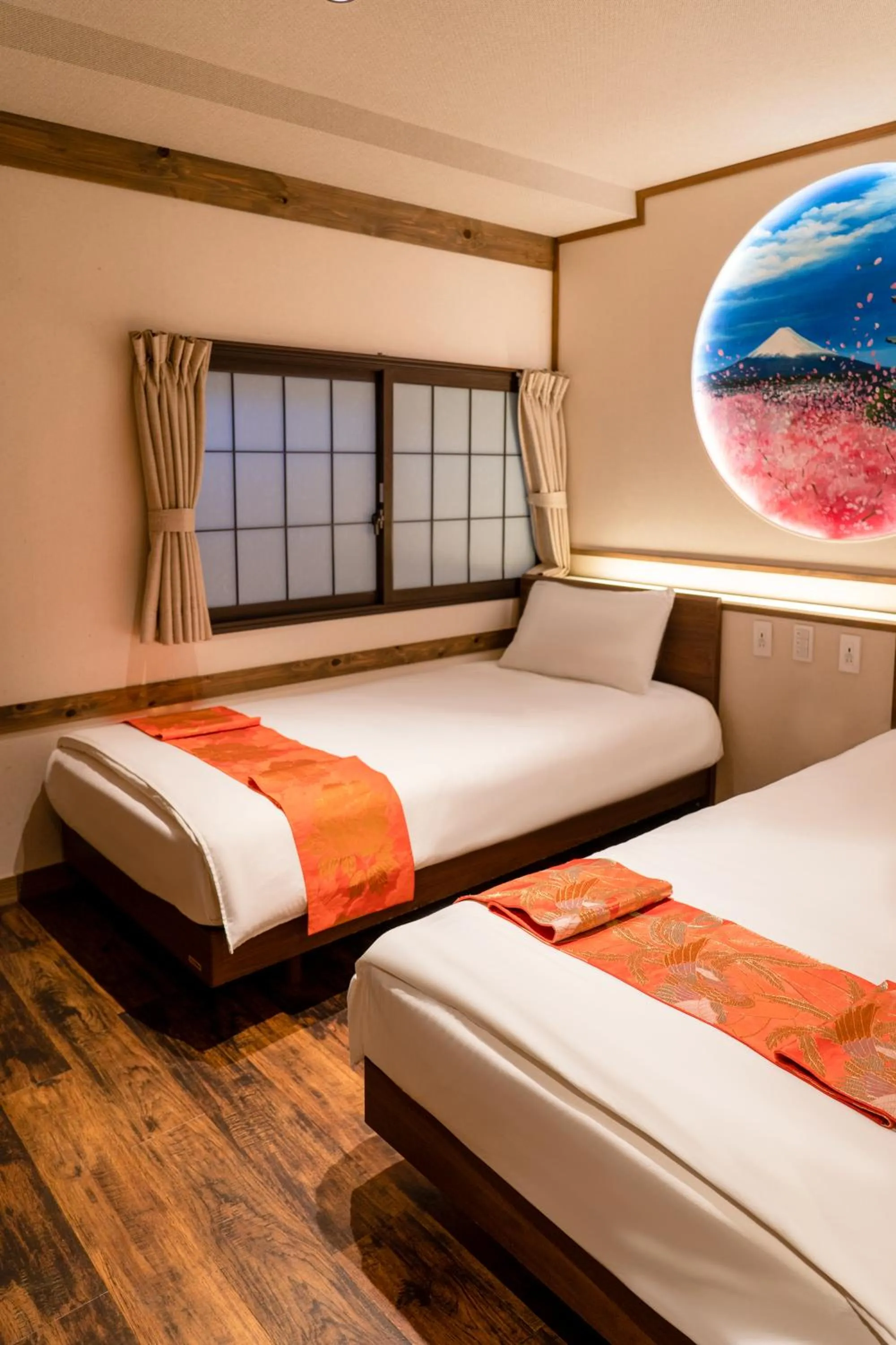 Bed in 都電屋 TodenHotel