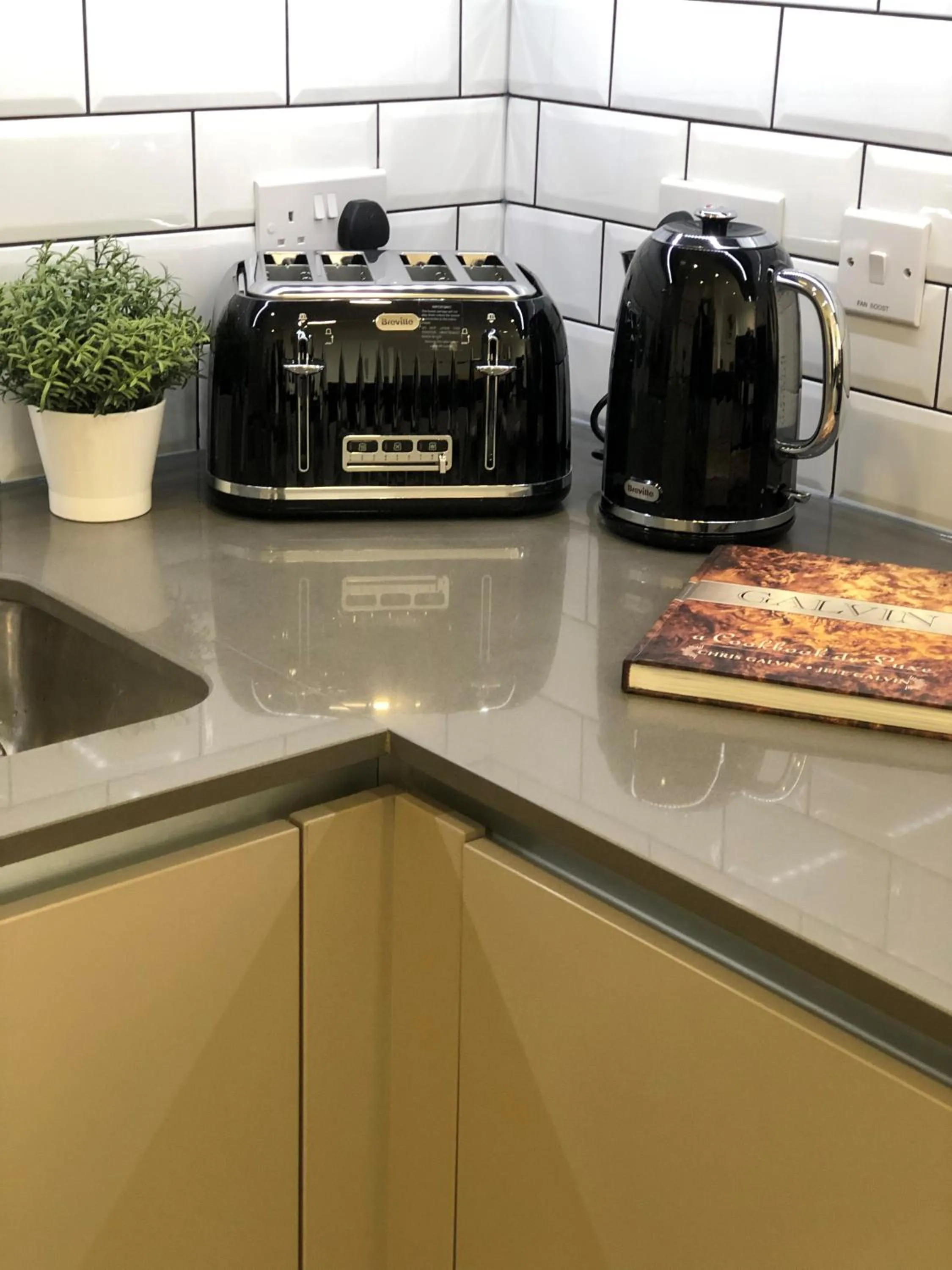 Kitchen or kitchenette in Luxury Serviced Apartments Stevenage, Hertfordshire