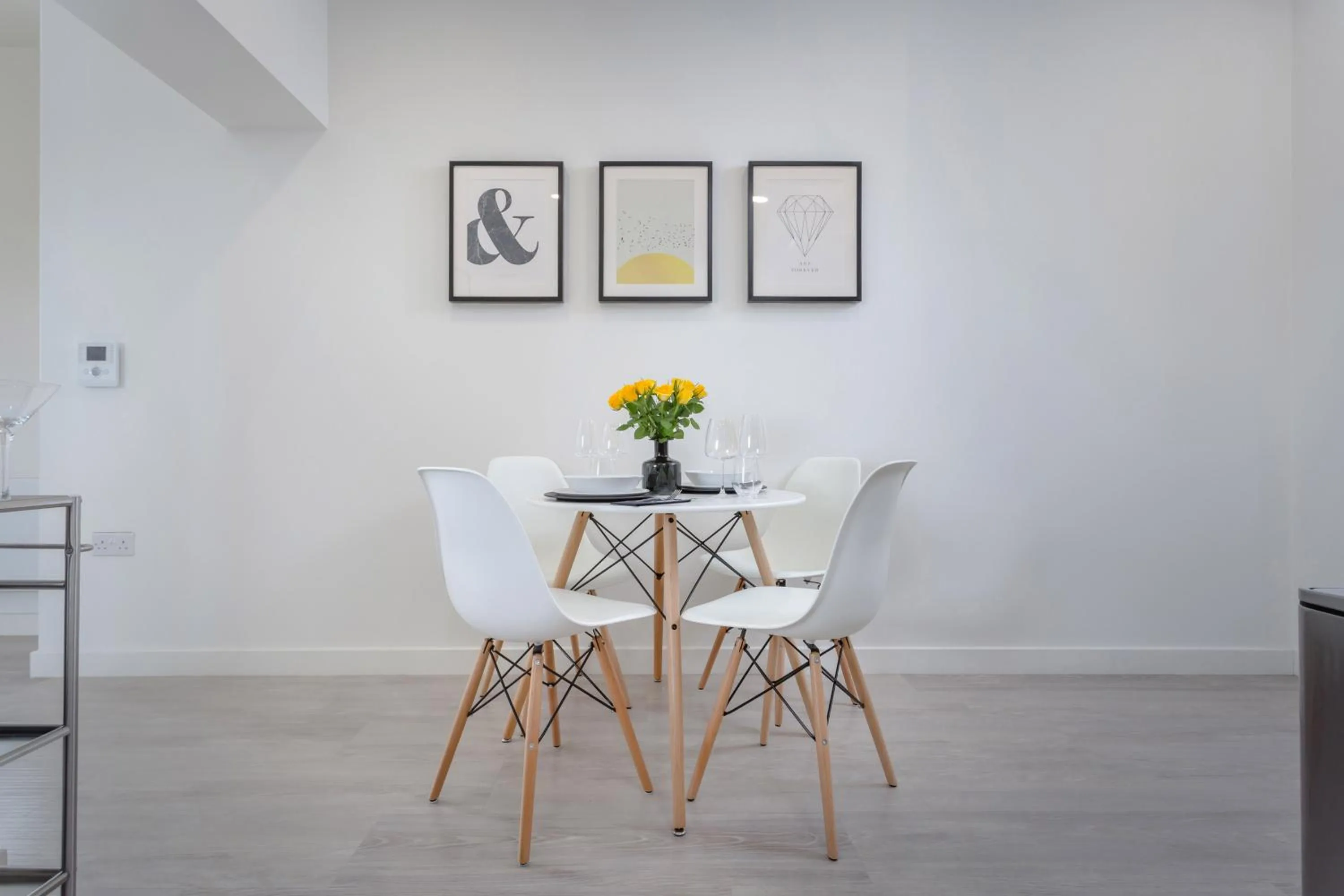 Kitchen or kitchenette in Luxury Serviced Apartments Stevenage, Hertfordshire