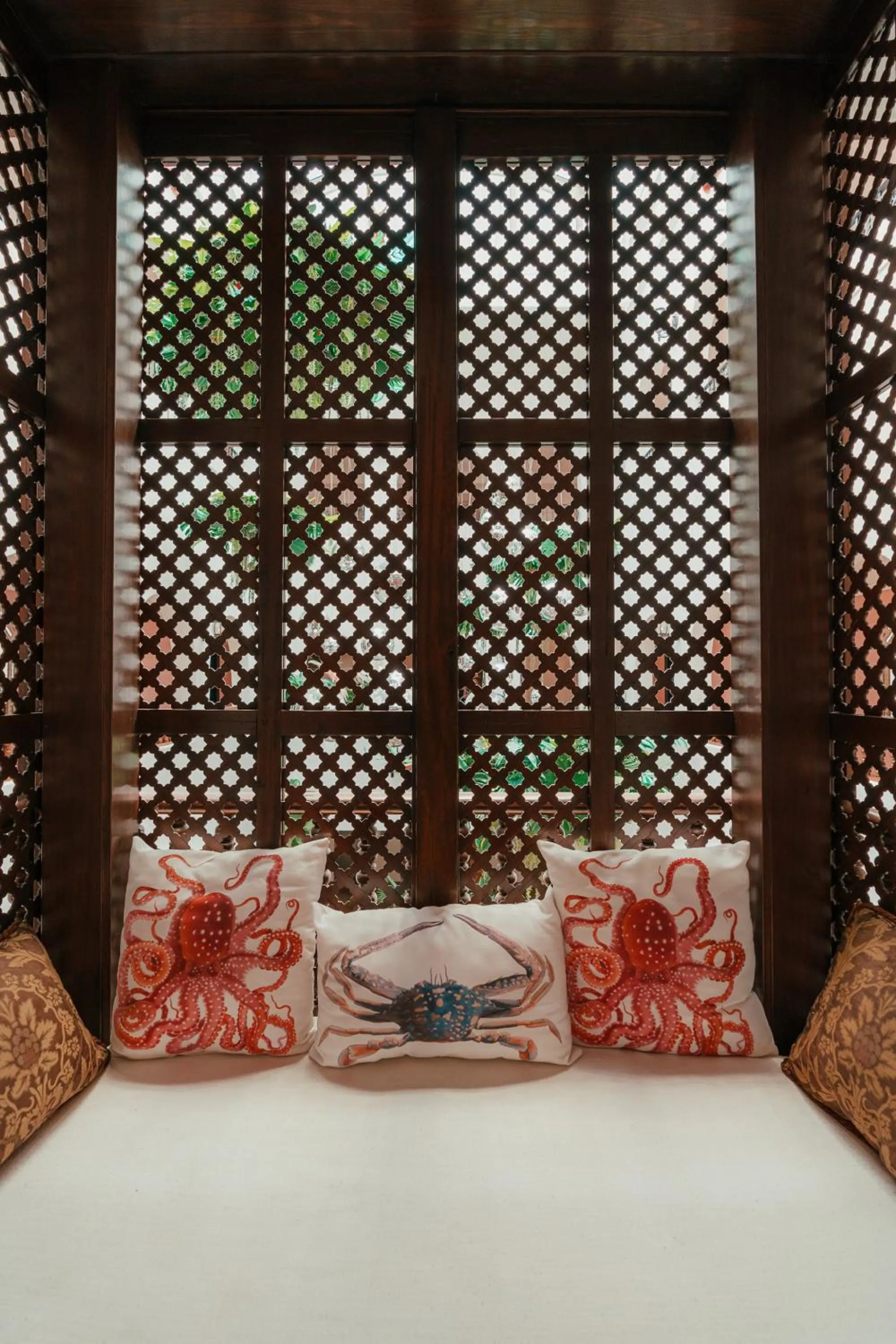 Decorative detail, Bed in Casa Faena Miami Beach