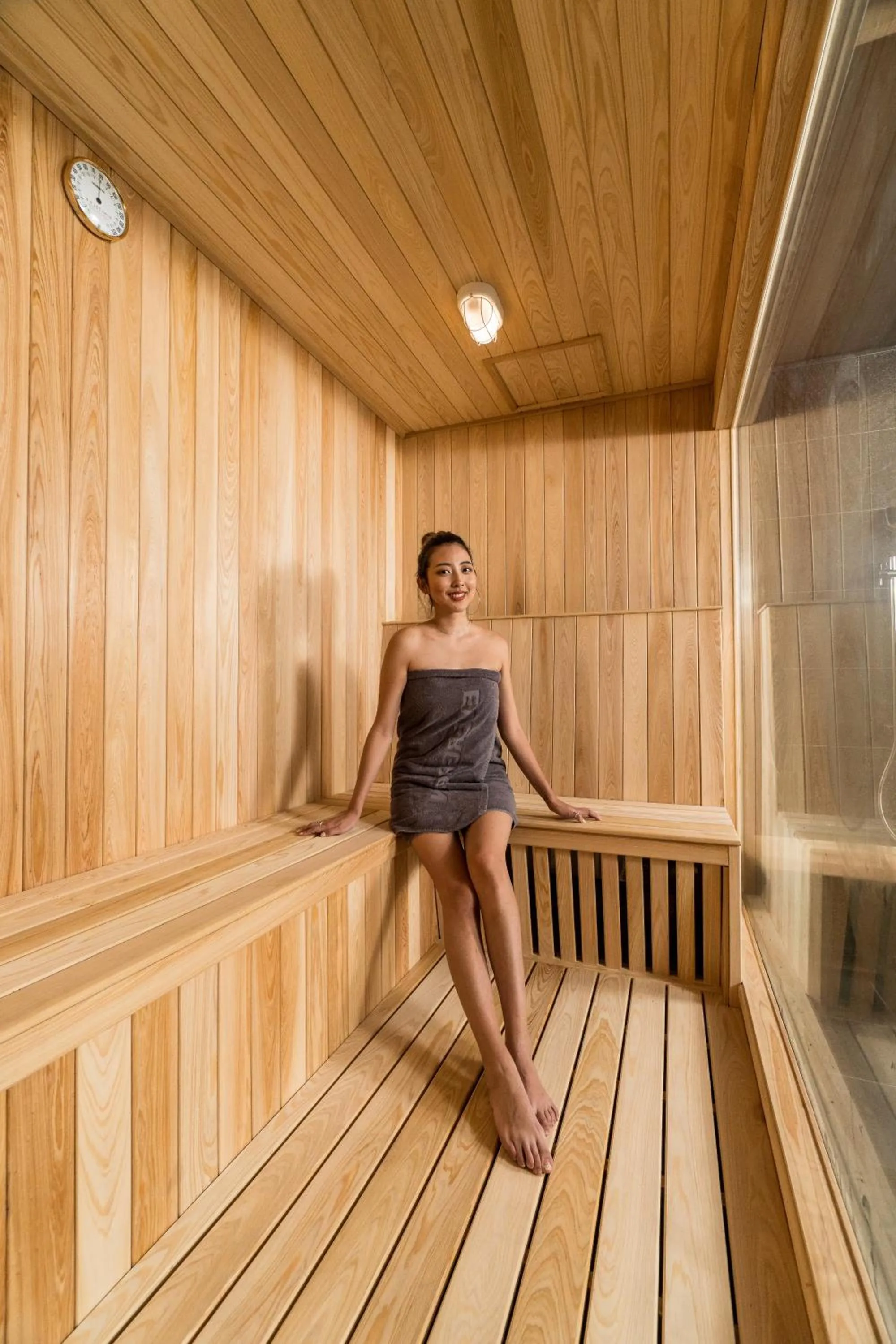 Sauna in Evergreen Palace Hotel Chiayi