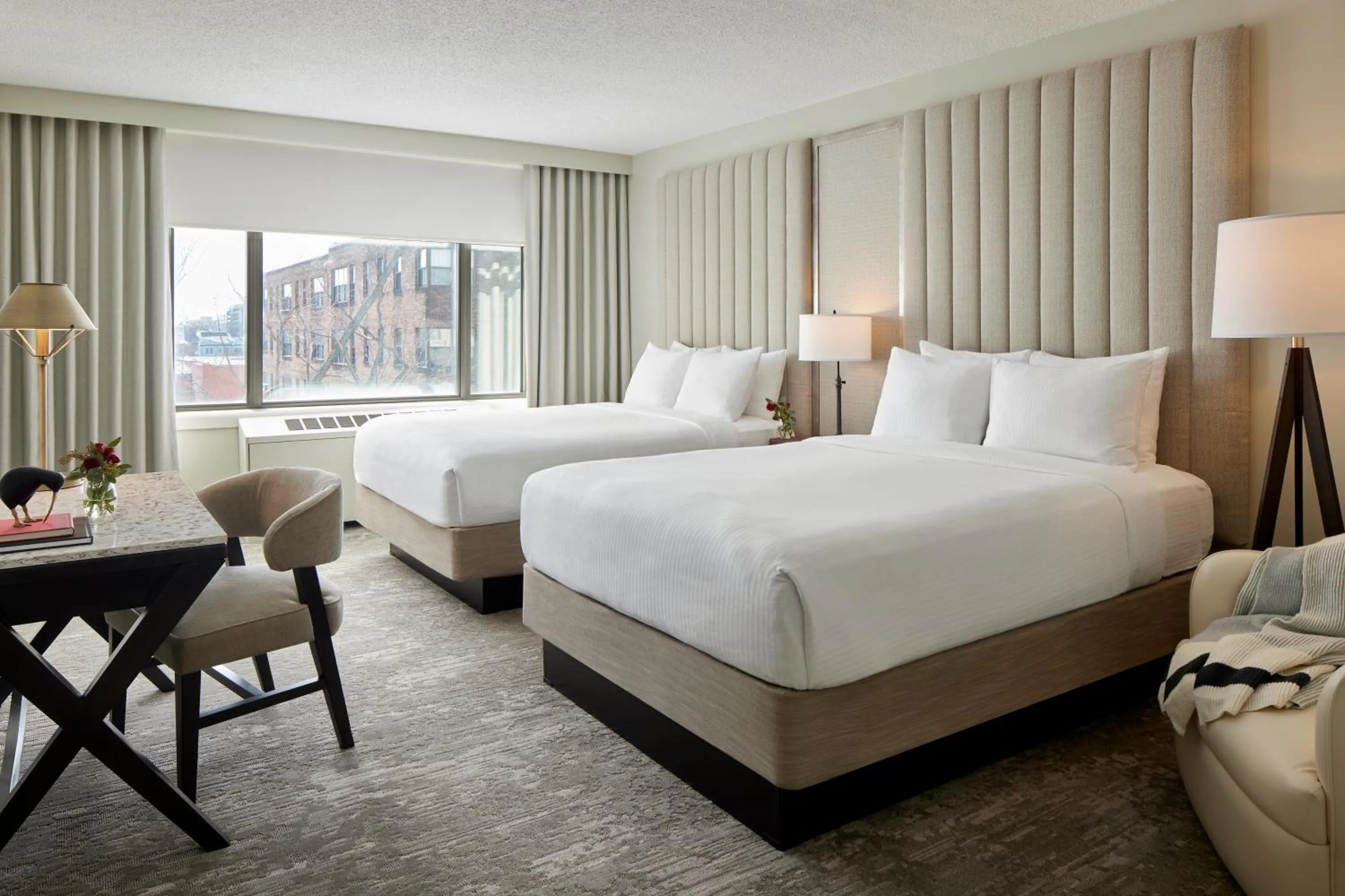 Bed in Capitol Hill Hotel