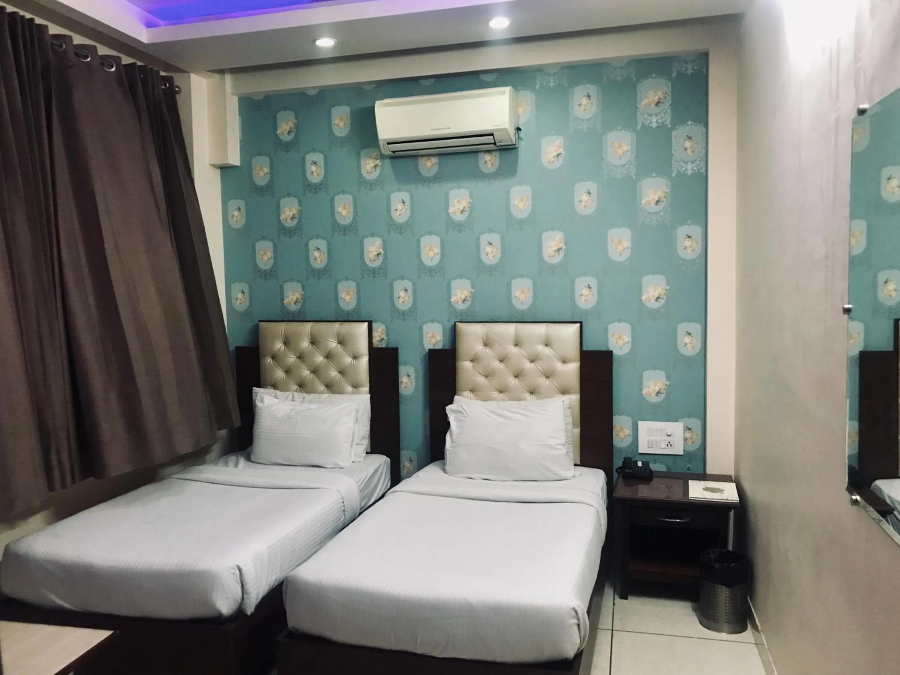 Bed in Leela Residency