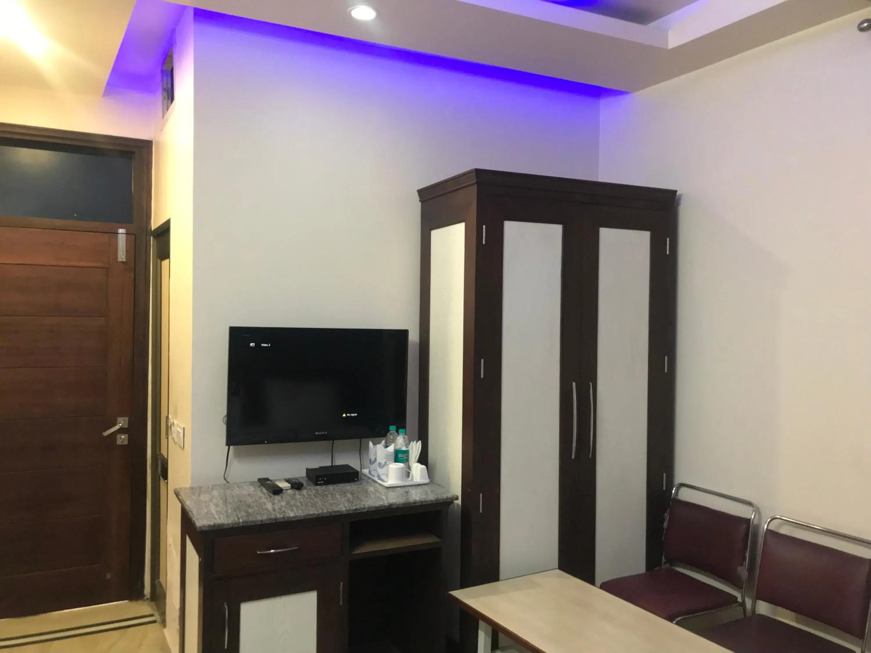 Living room in Leela Residency