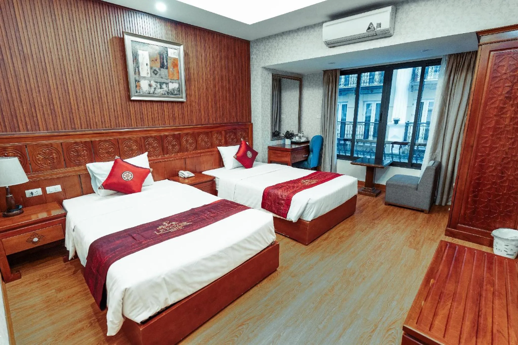 Bed in Lefoyer Hotel