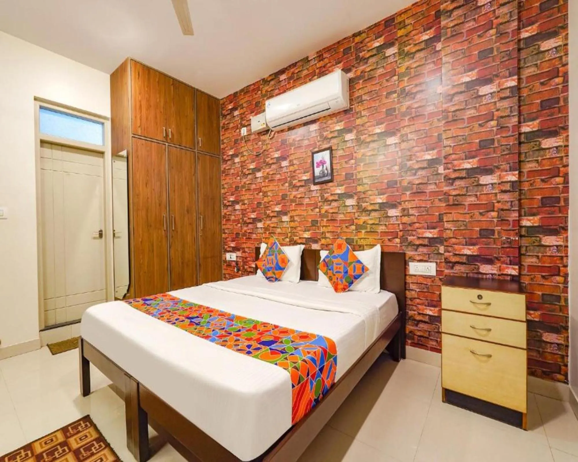 Bed in Via Kings Suites HRBR Layout - Nr Manyata Tech Park