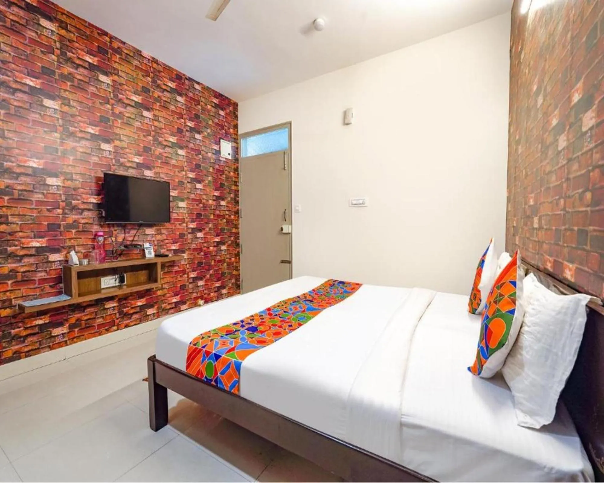 Bed in Via Kings Suites HRBR Layout - Nr Manyata Tech Park