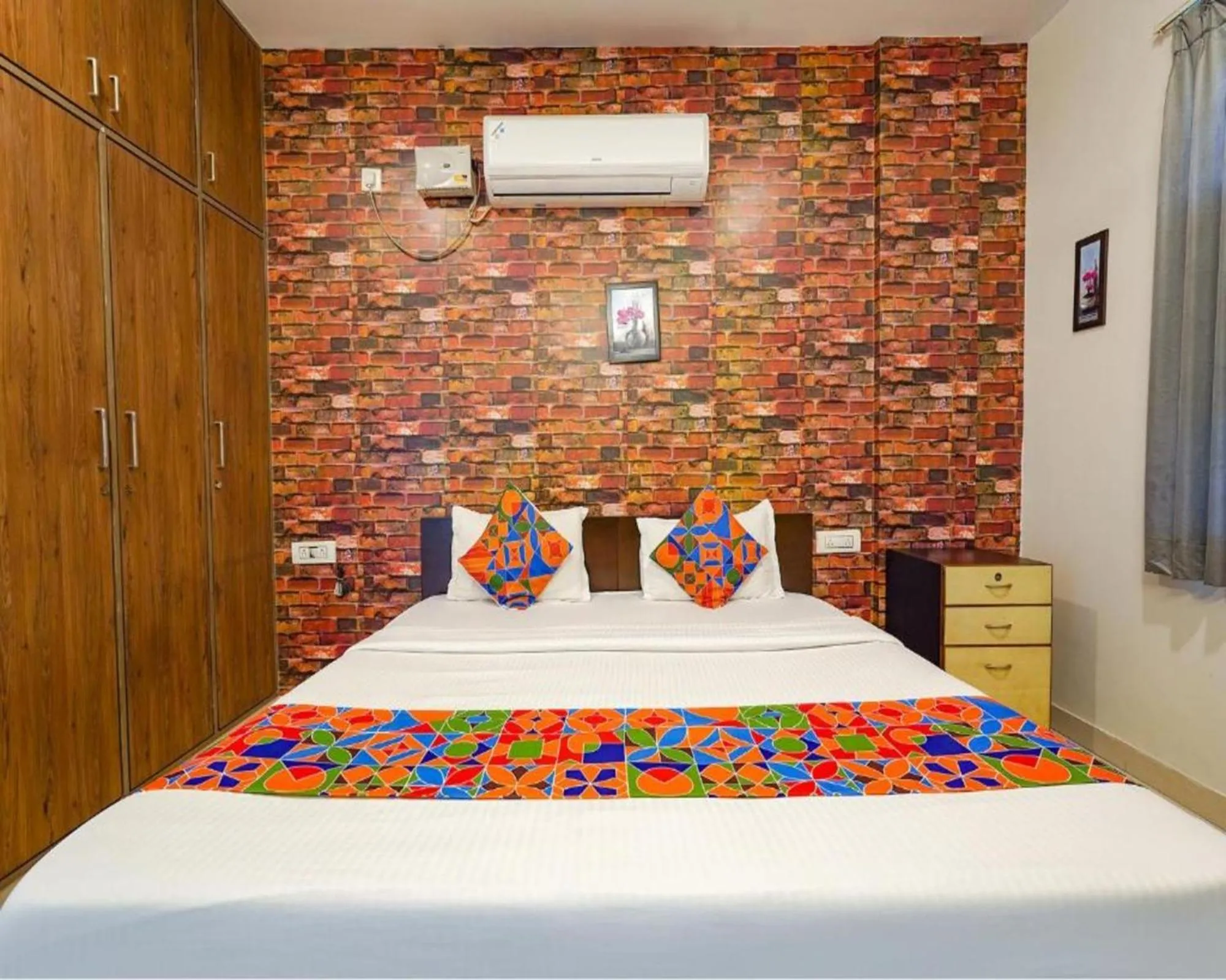 Bed in Via Kings Suites HRBR Layout - Nr Manyata Tech Park