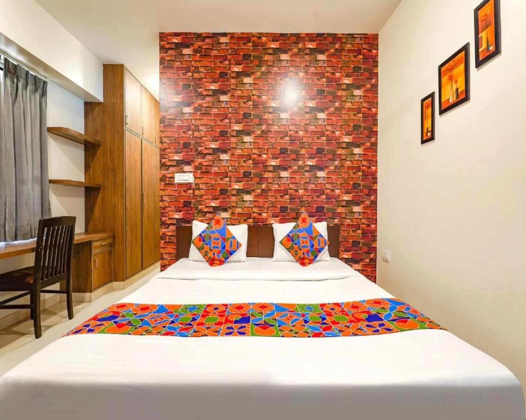 Bed in Via Kings Suites HRBR Layout - Nr Manyata Tech Park