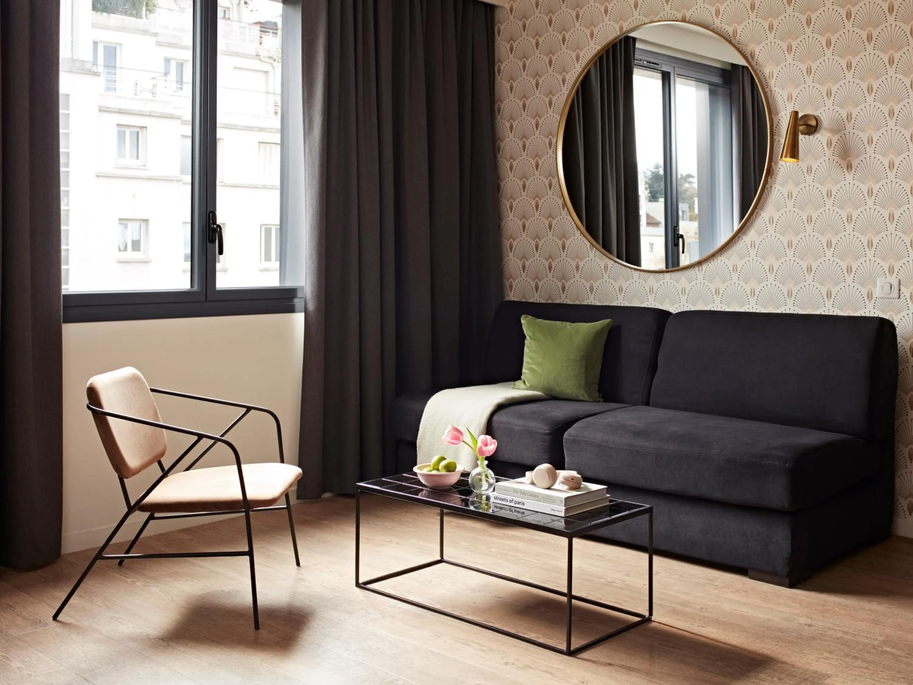 Seating area in YAYS Paris Issy by Numa