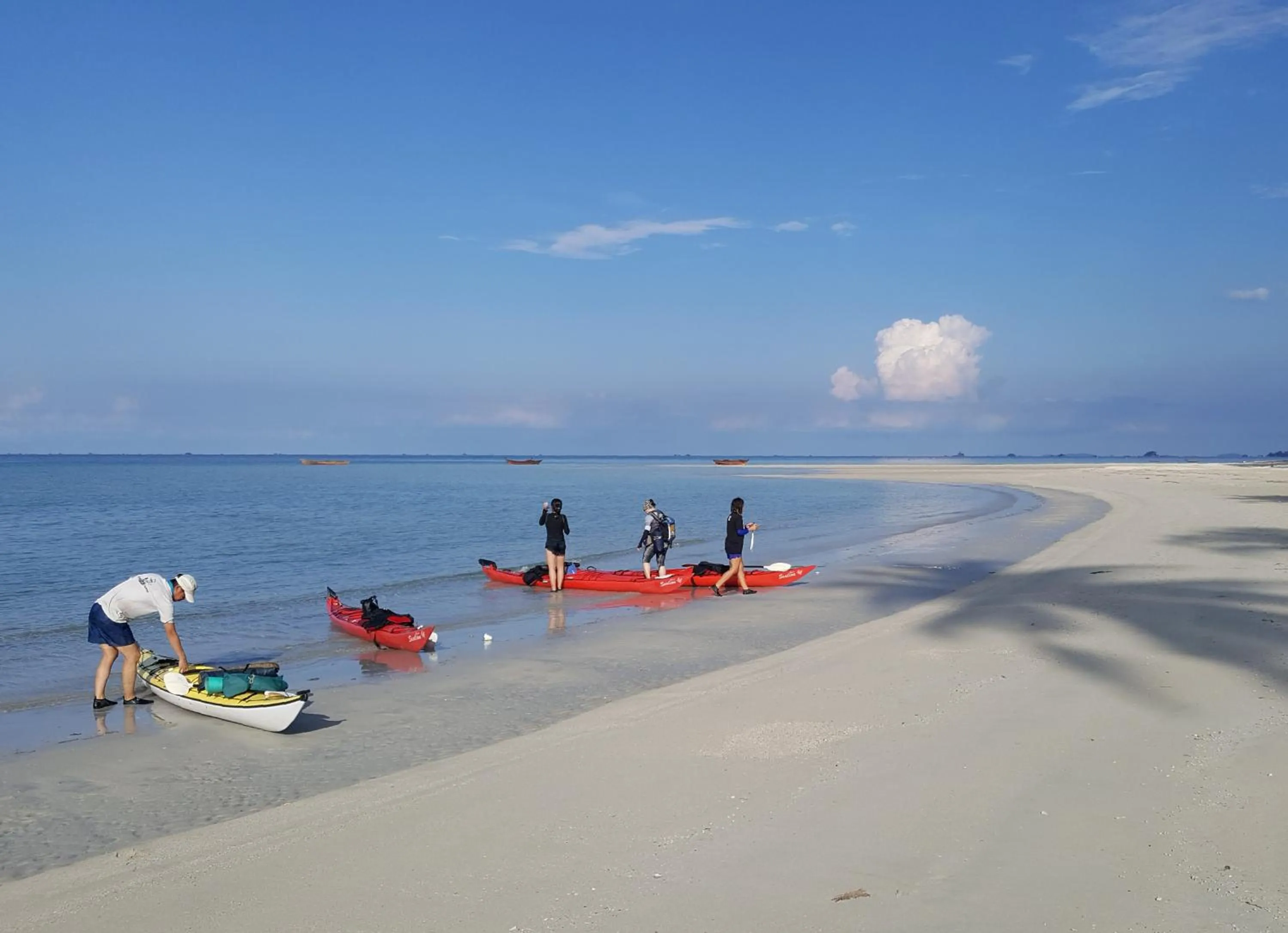 Canoeing in Mutiara Beach Resort
