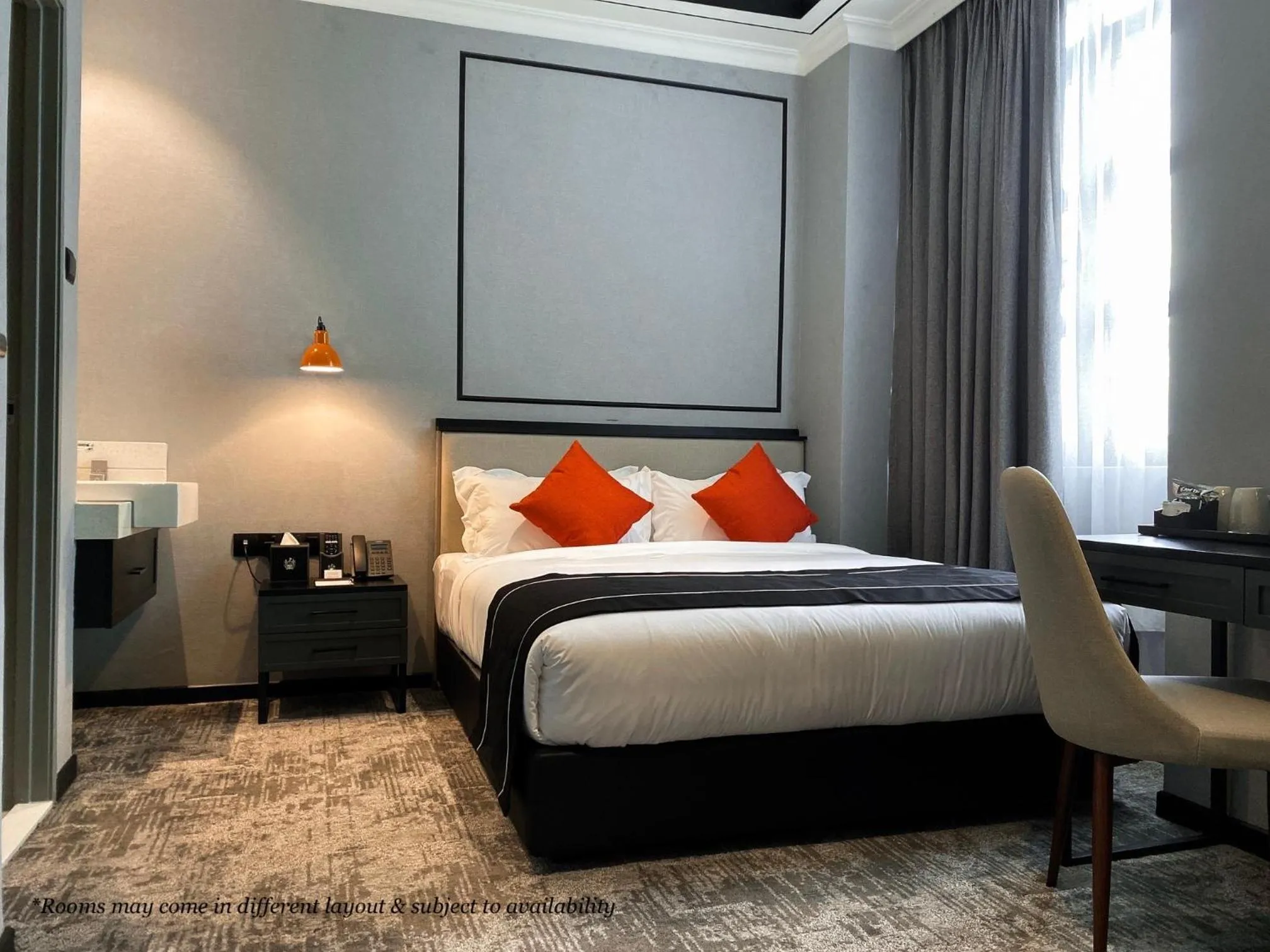 Bed in Stanton Hotel