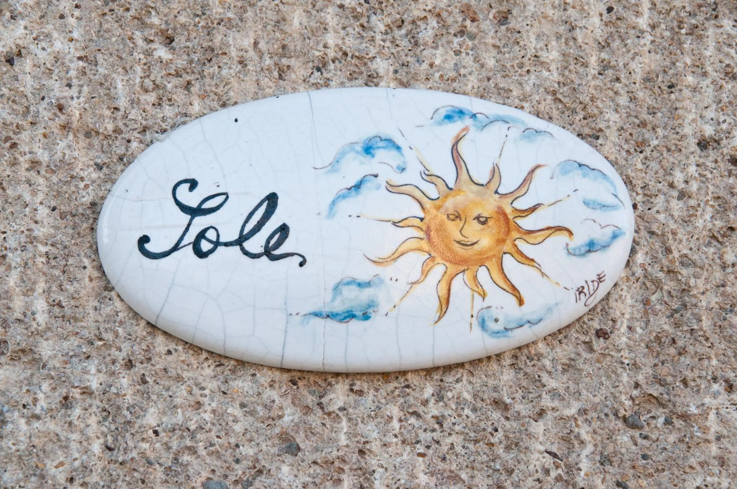 Decorative detail in Il Giardino Del Sole