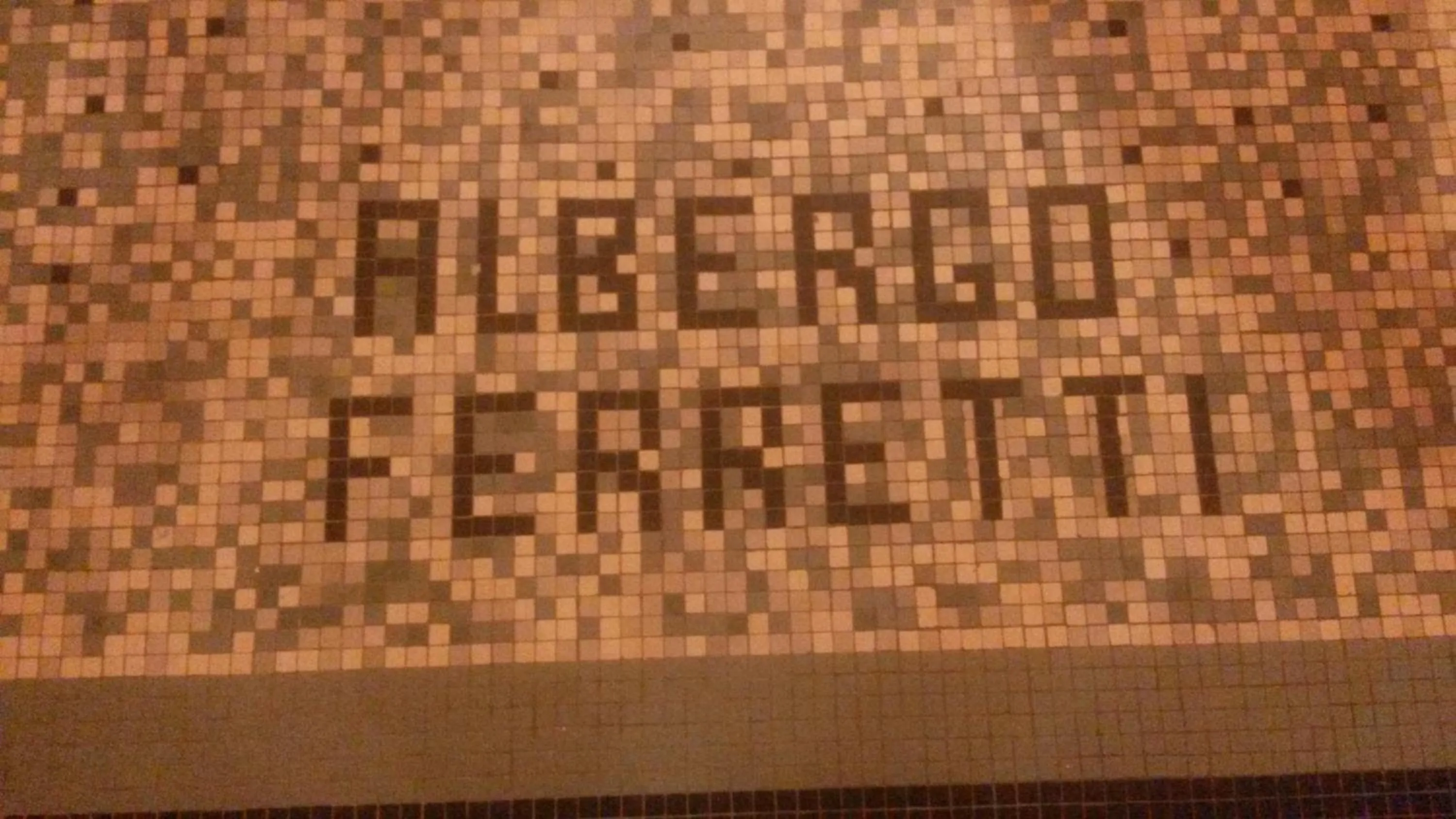 Decorative detail in Albergo Ristorante Ferretti