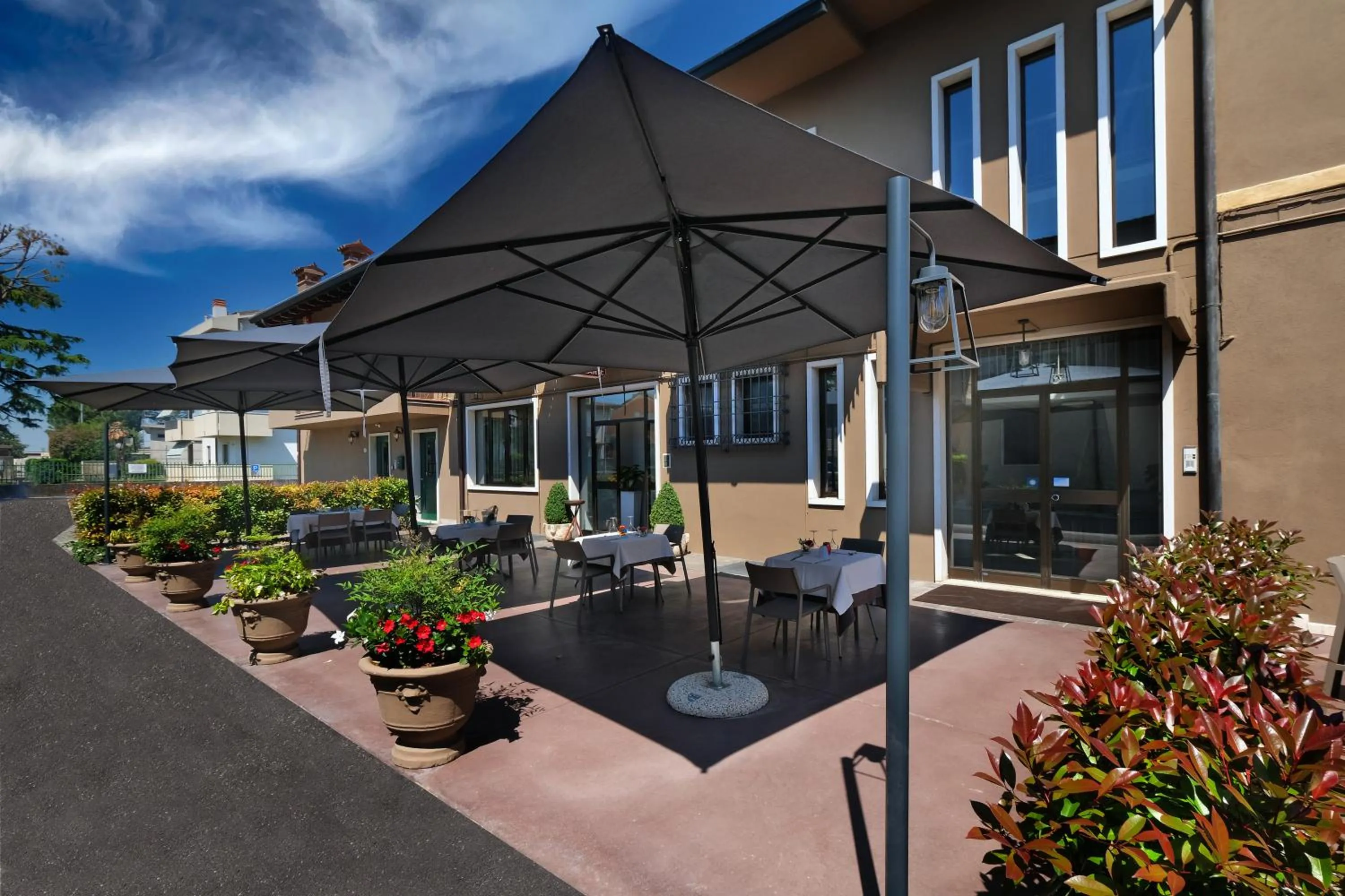 Patio in Hotel Gelmini