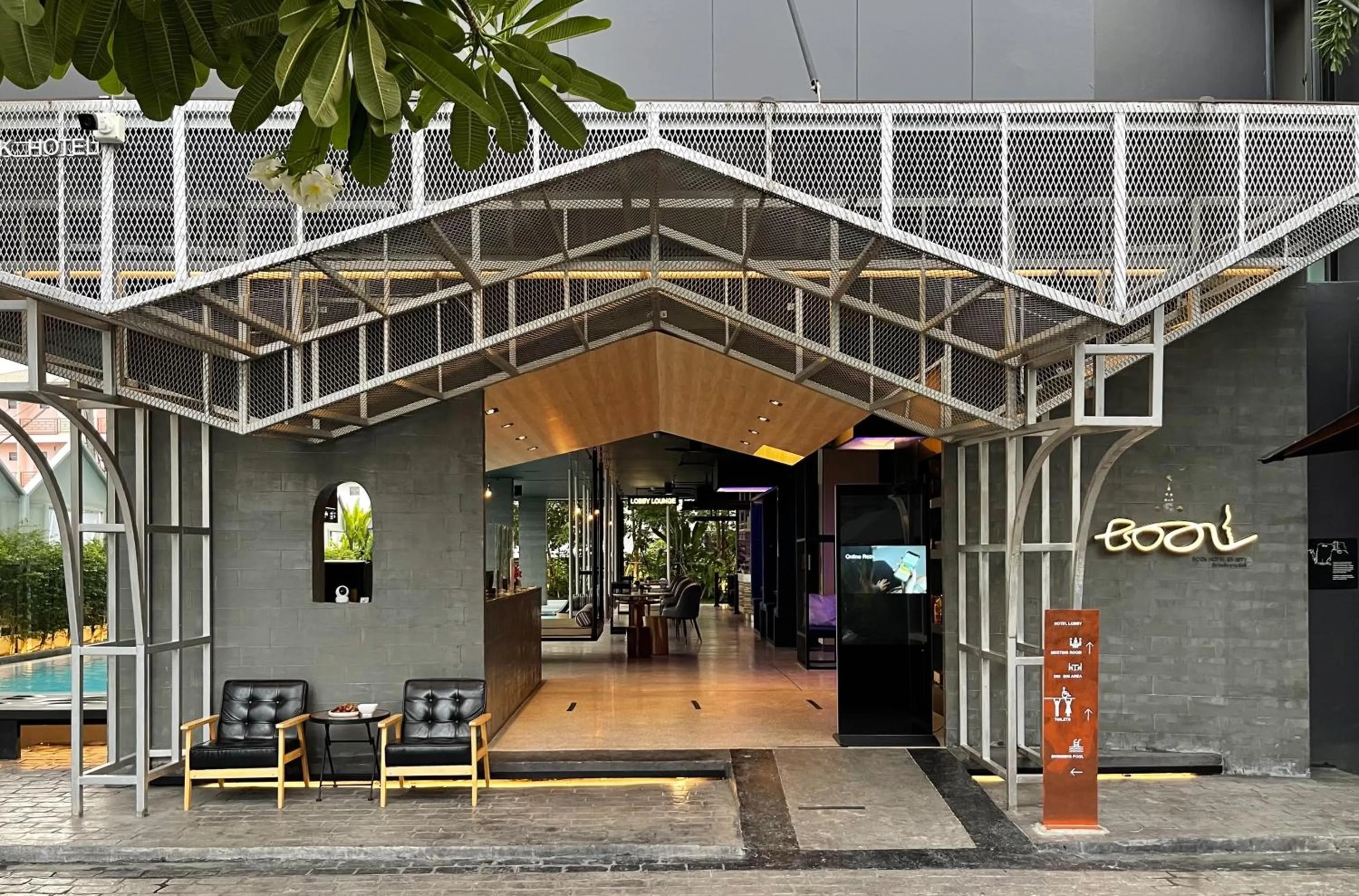 Facade/entrance in BOOK Design Hotel