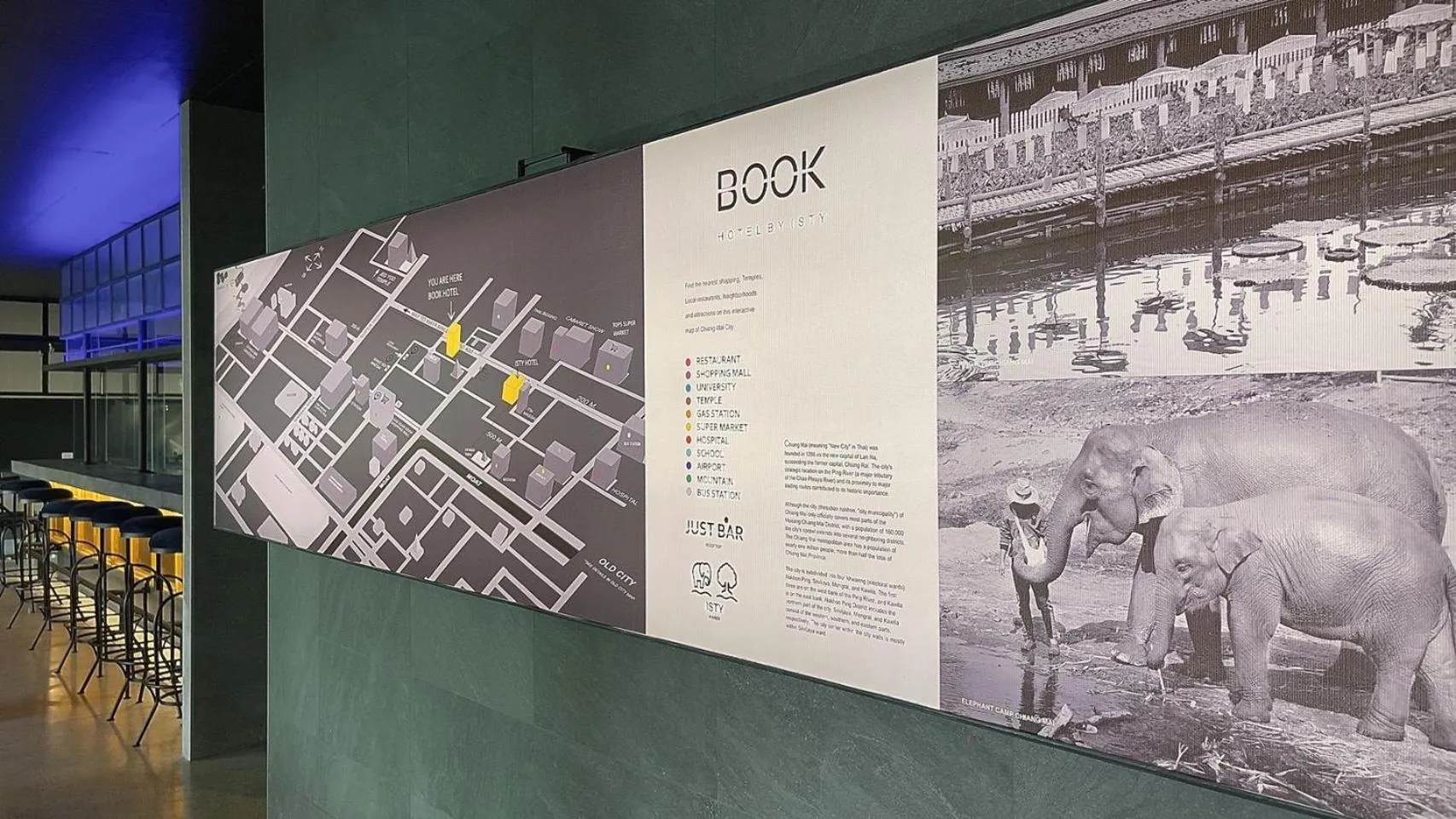 Text overlay in BOOK Design Hotel
