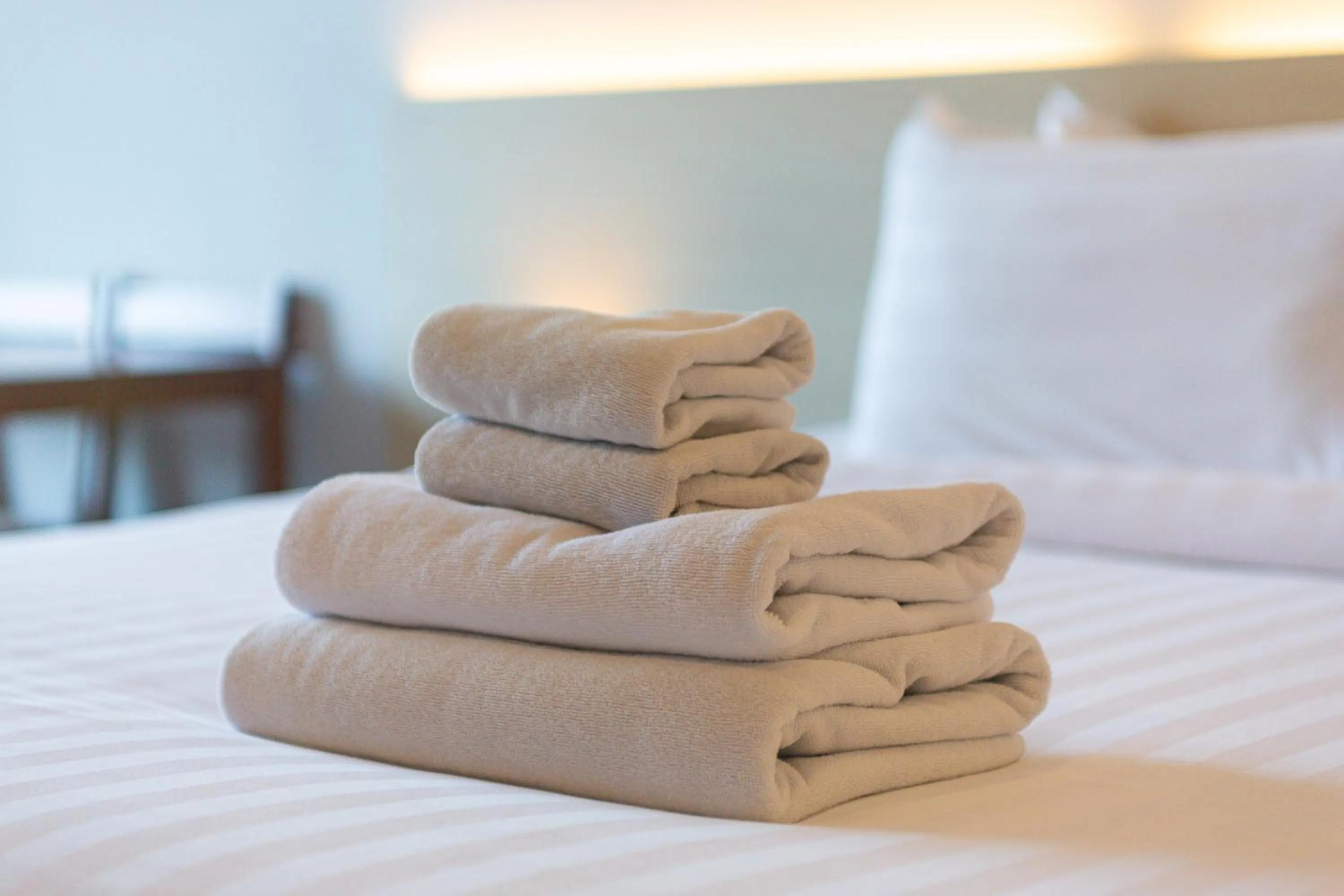 towels, Bed in BOOK Design Hotel