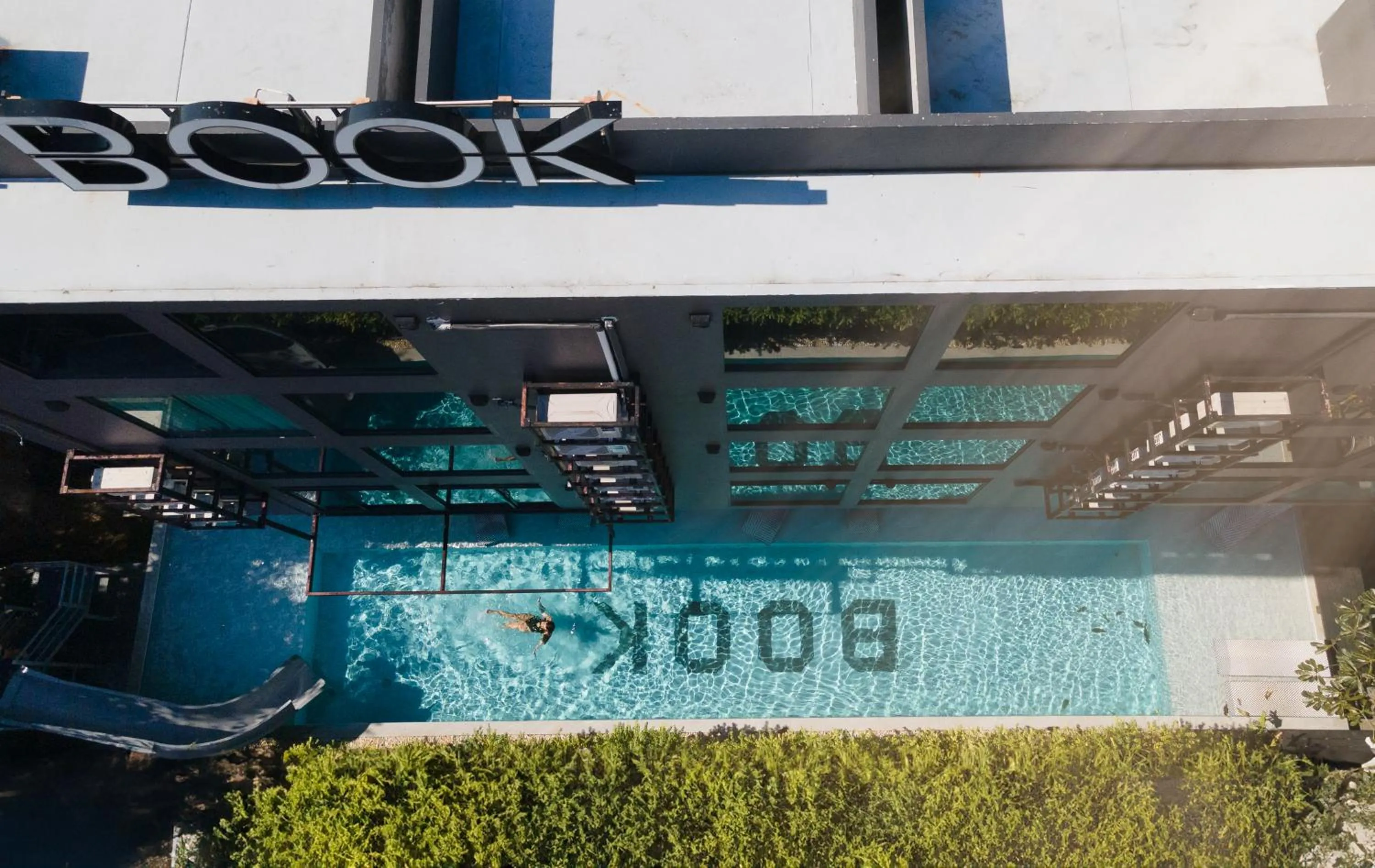 Pool view in BOOK Design Hotel