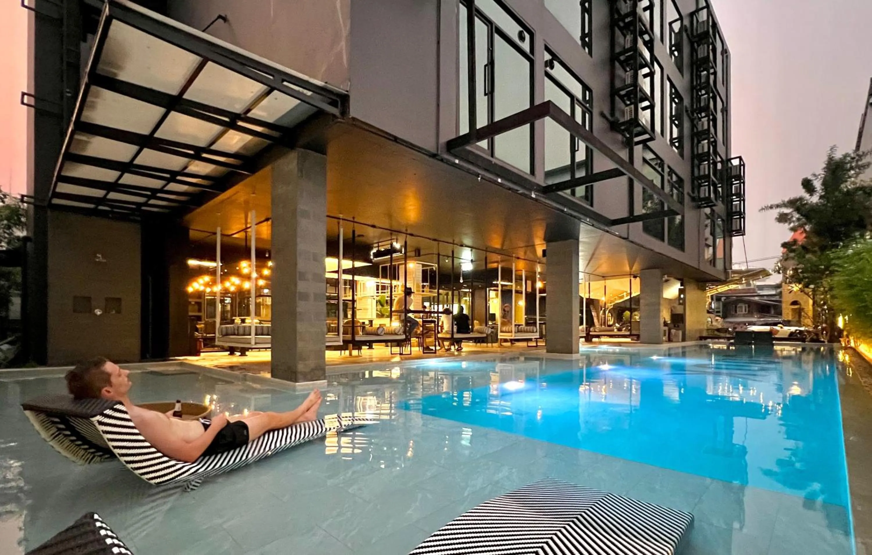 Swimming pool in BOOK Design Hotel