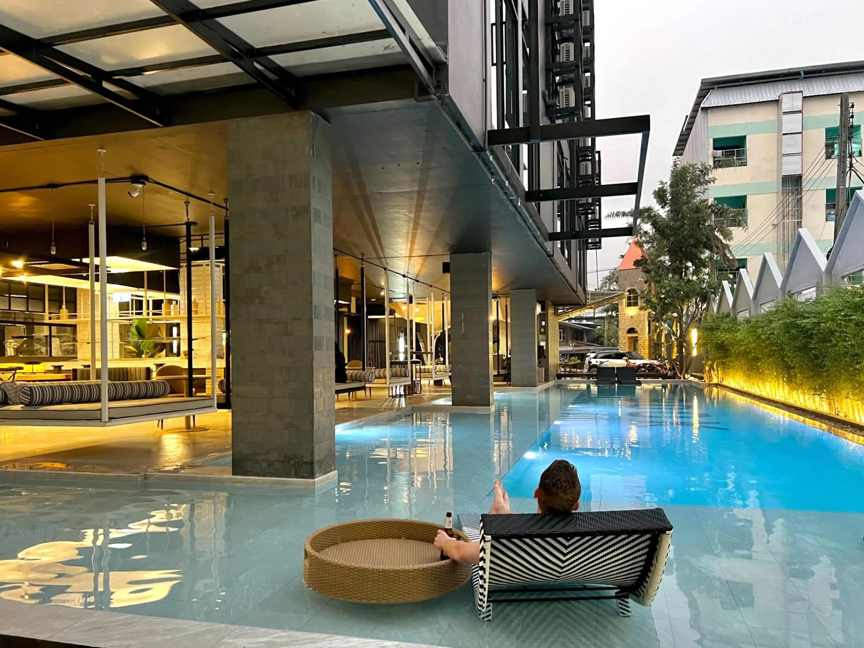 Swimming pool in BOOK Design Hotel
