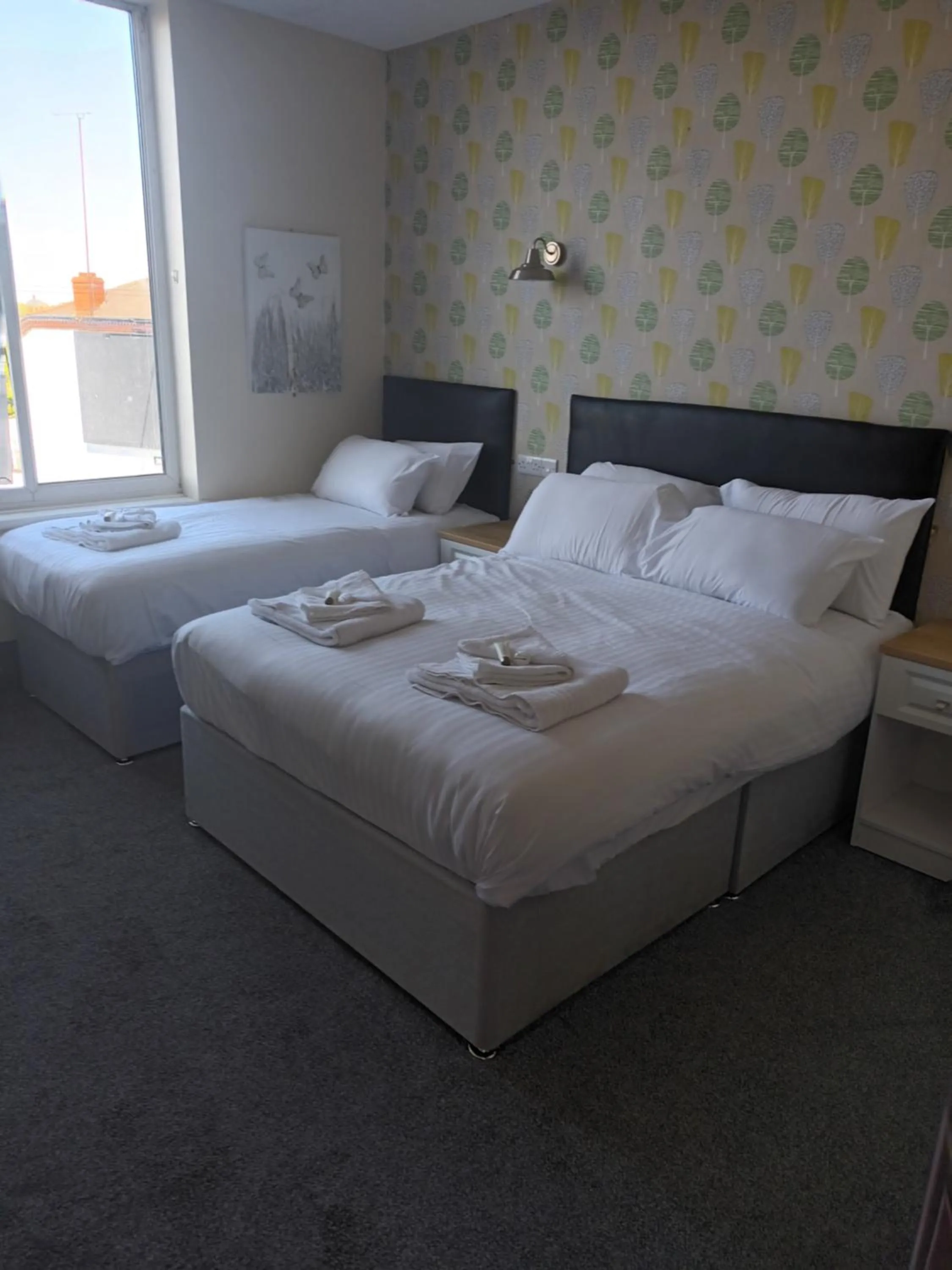 Bed in The Saltley Inn