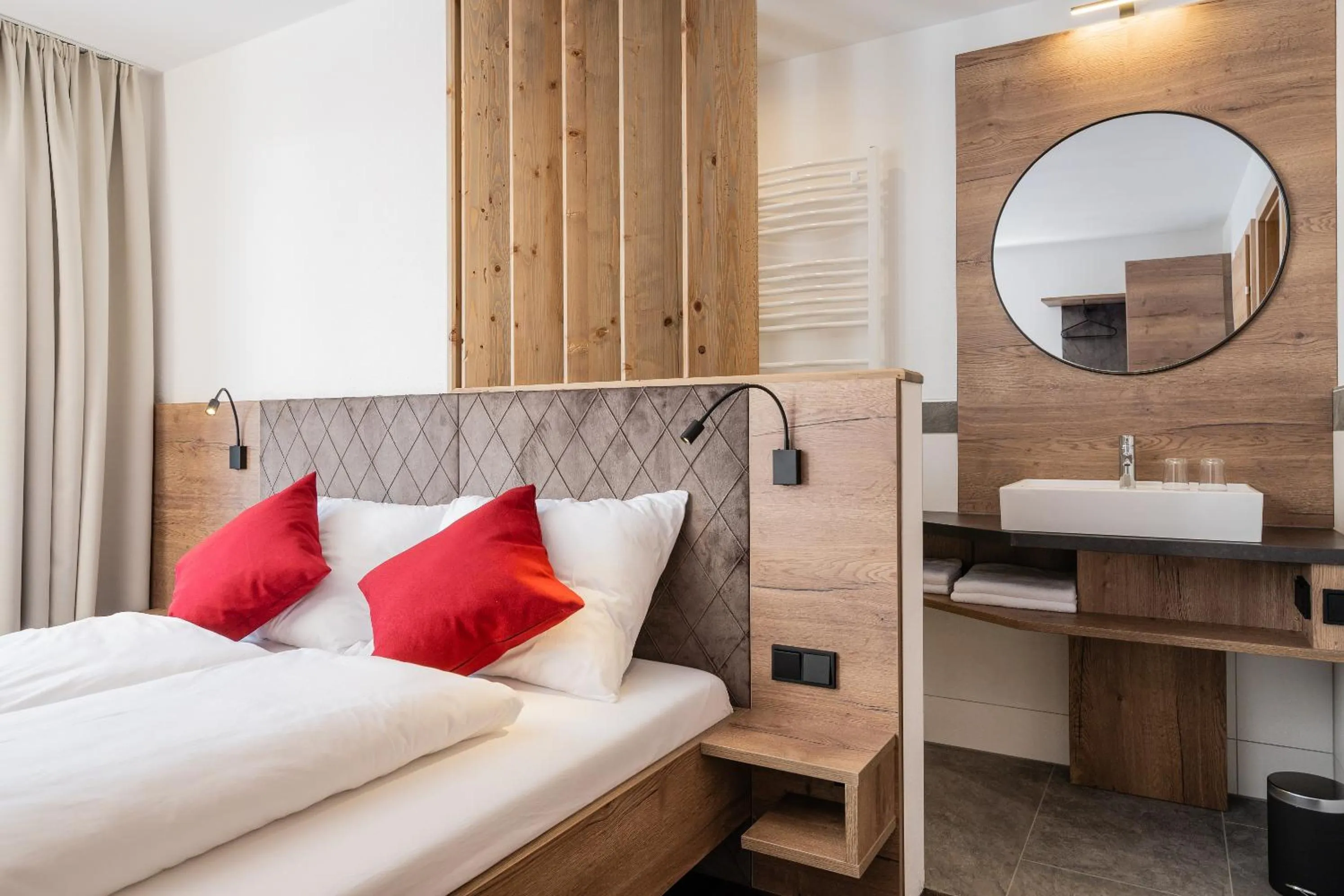 Bed in Bergappartements Pröll