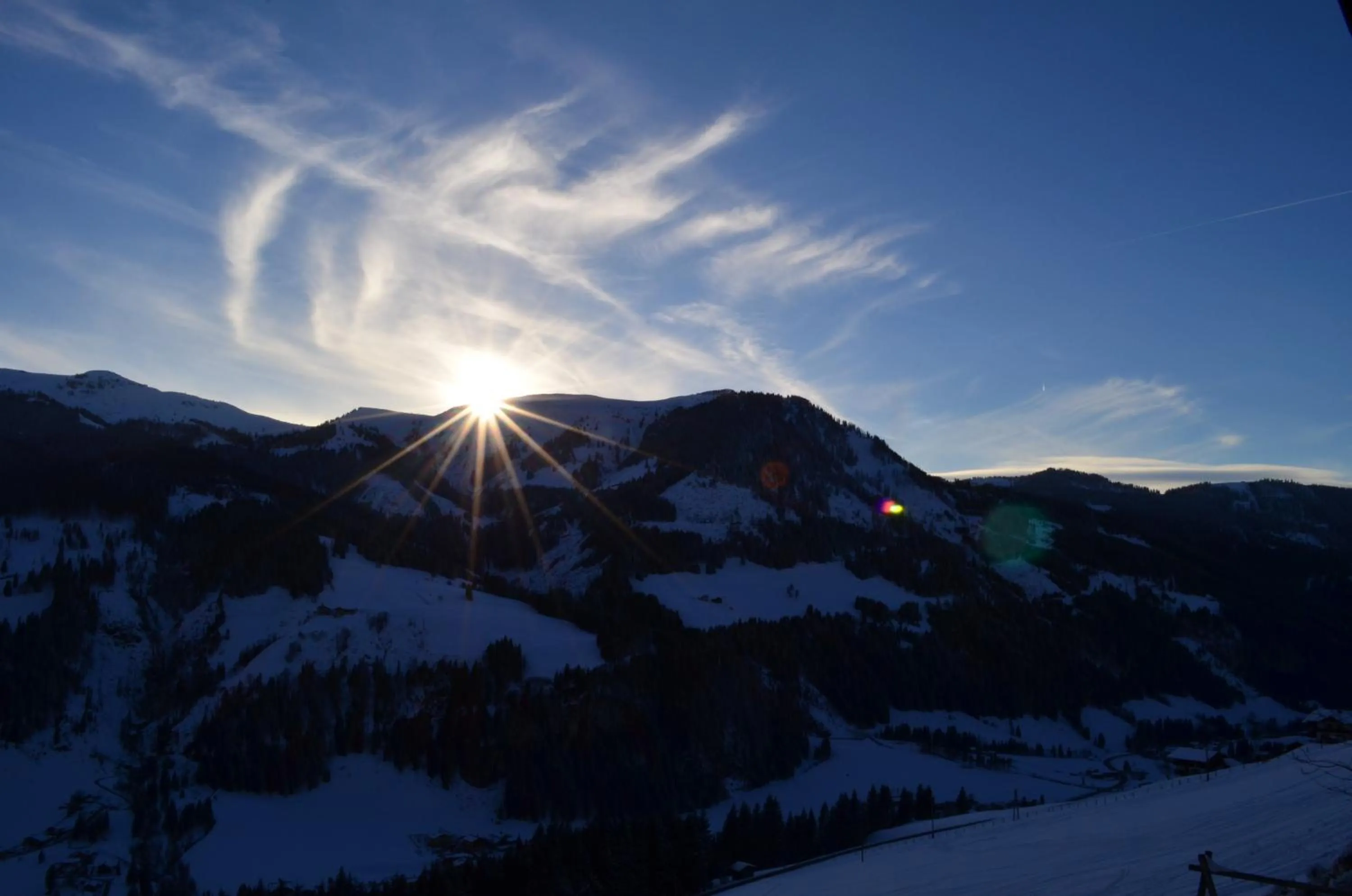 Natural landscape in Bergappartements Pröll
