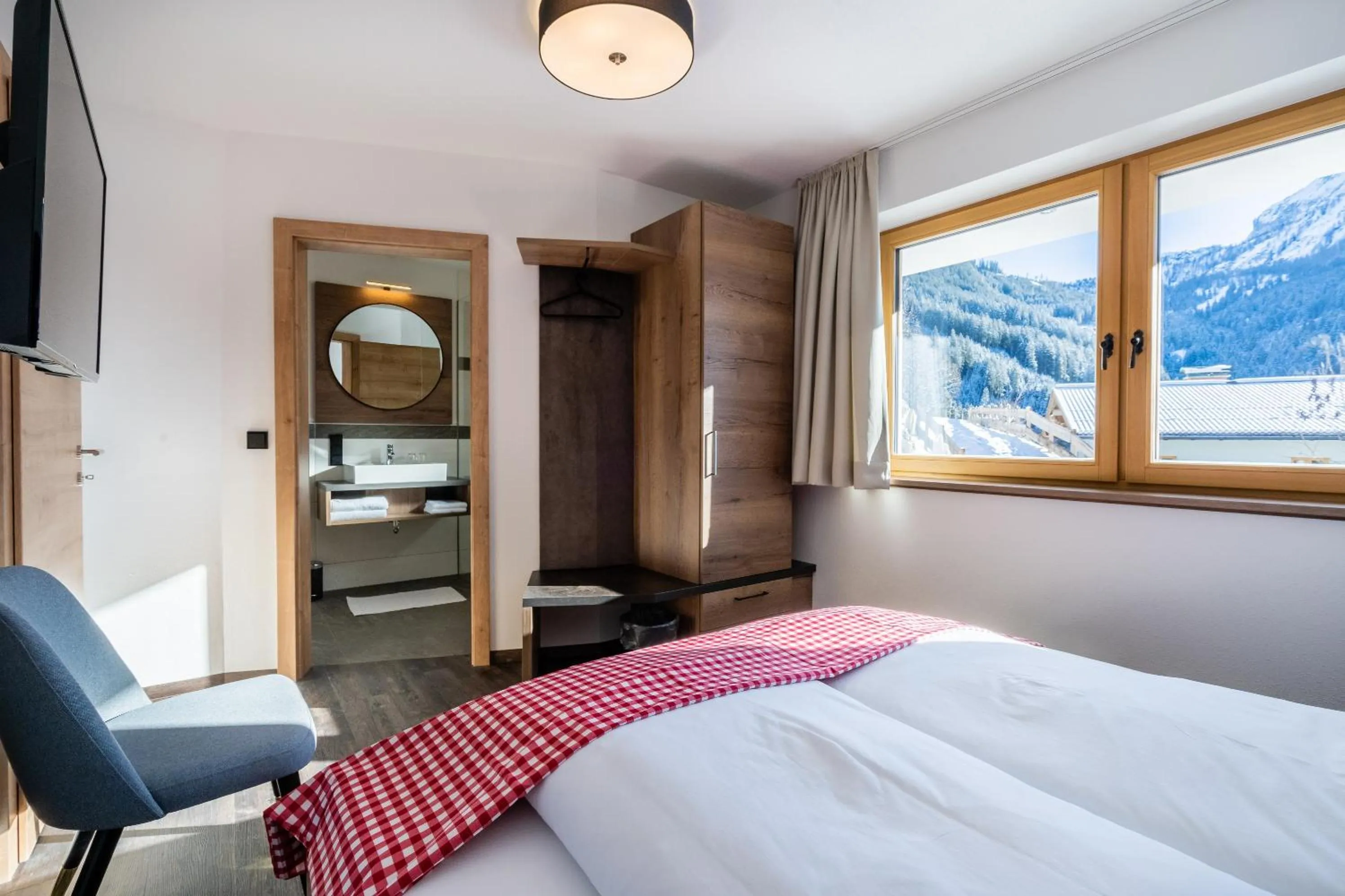 Bed in Bergappartements Pröll