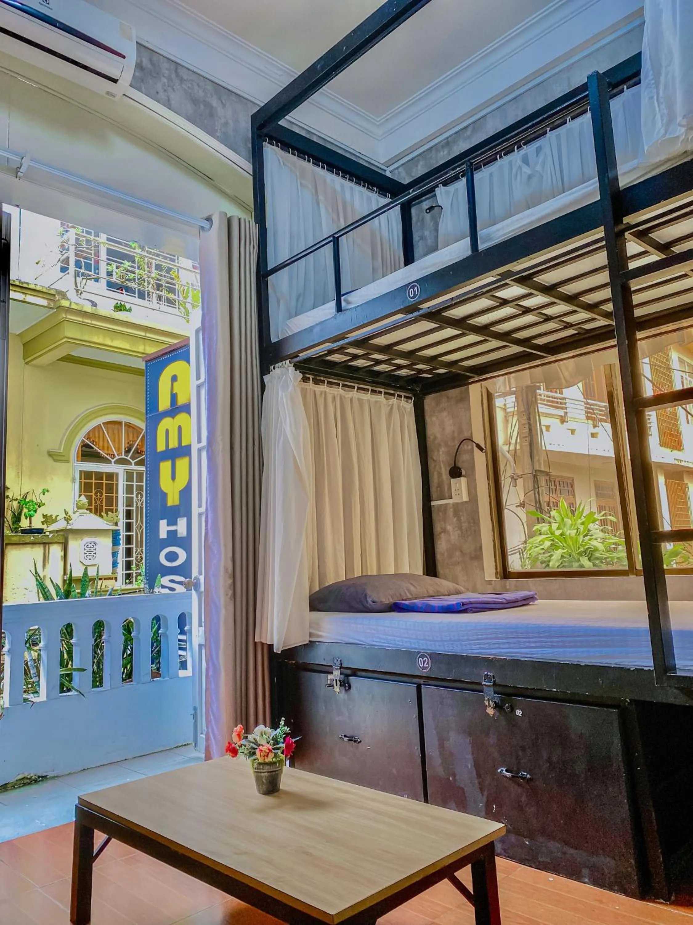 Bed in Amy Hostel Hue