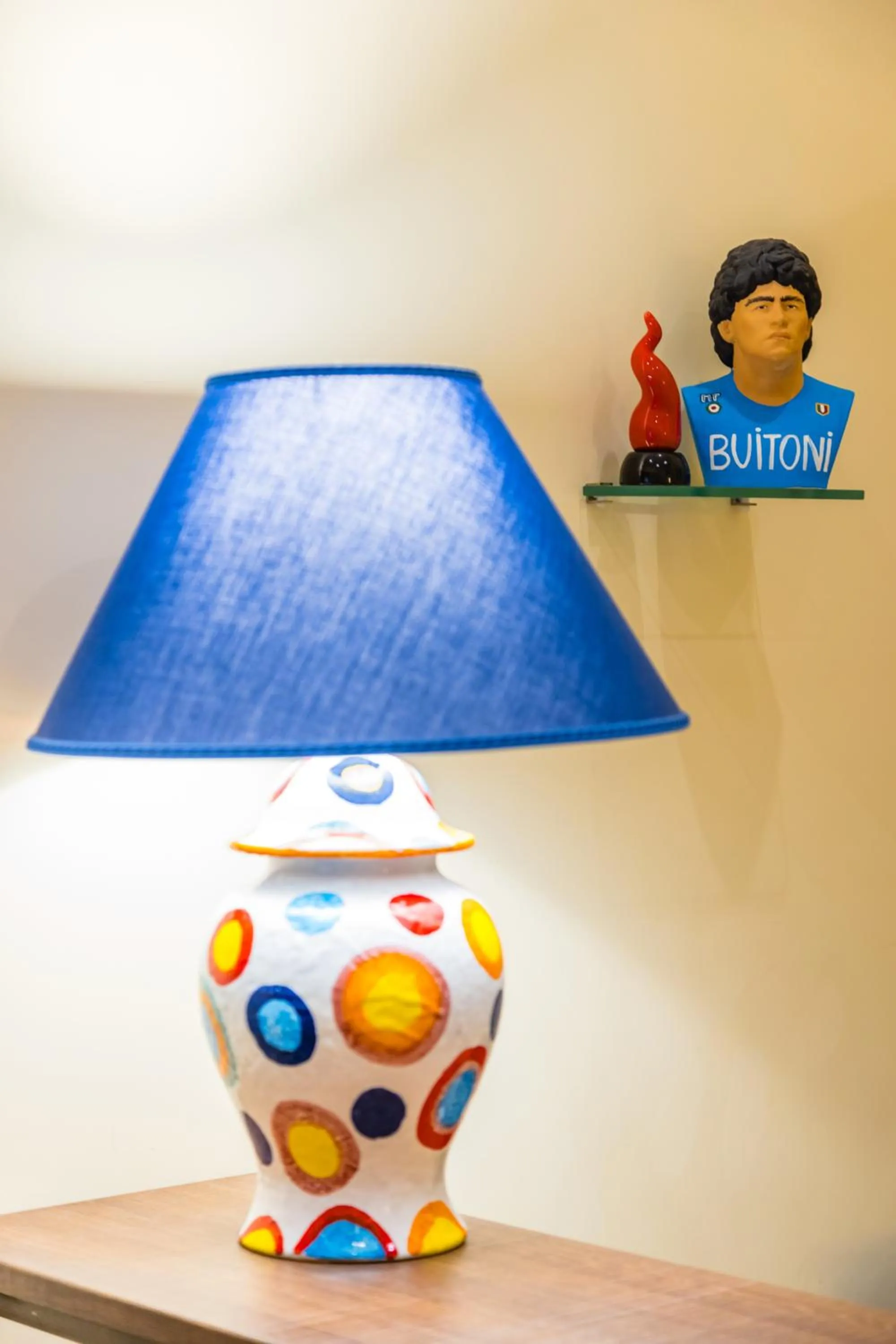 Decorative detail in La Casa Di Bruno Napoli