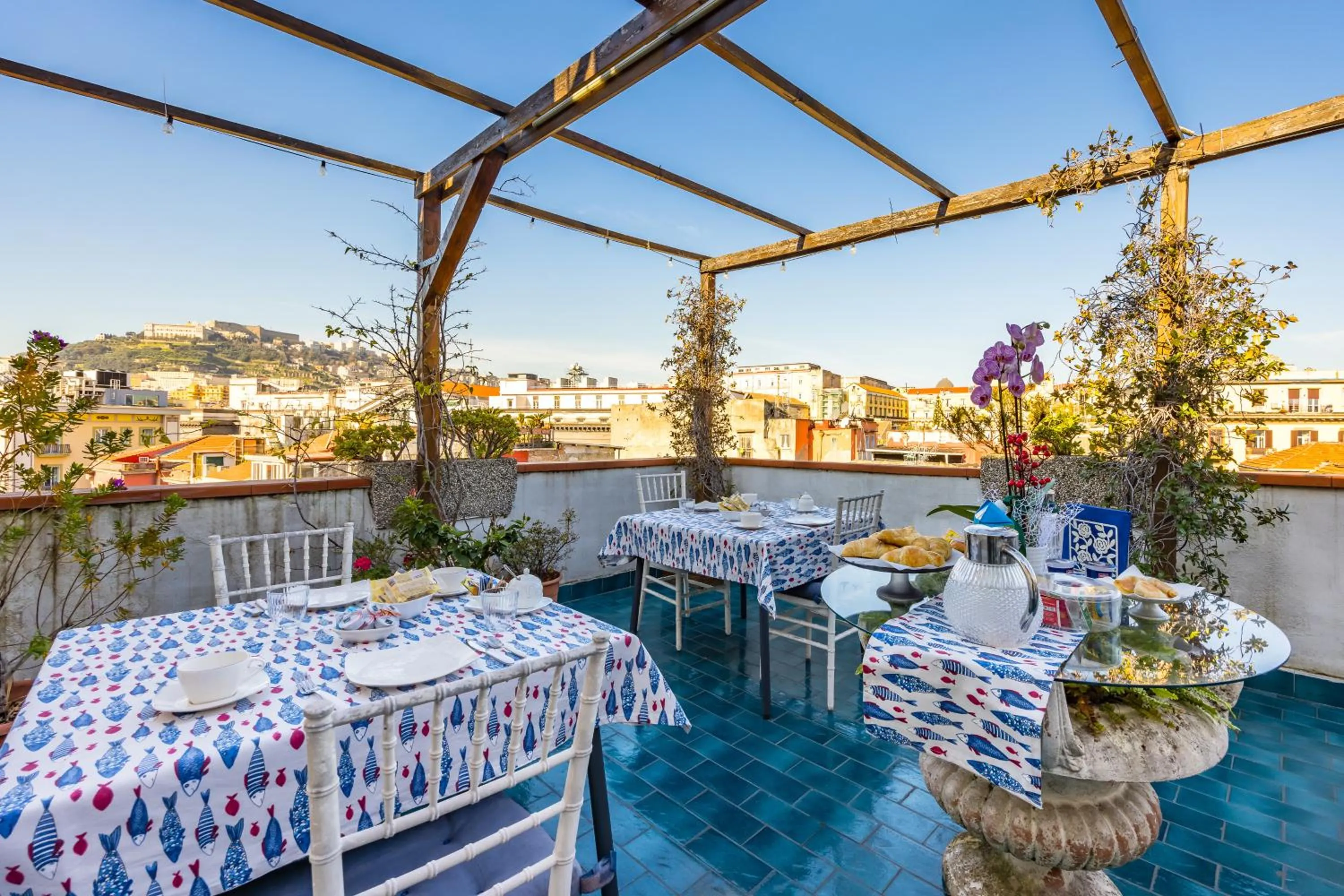 Balcony/Terrace in La Casa Di Bruno Napoli
