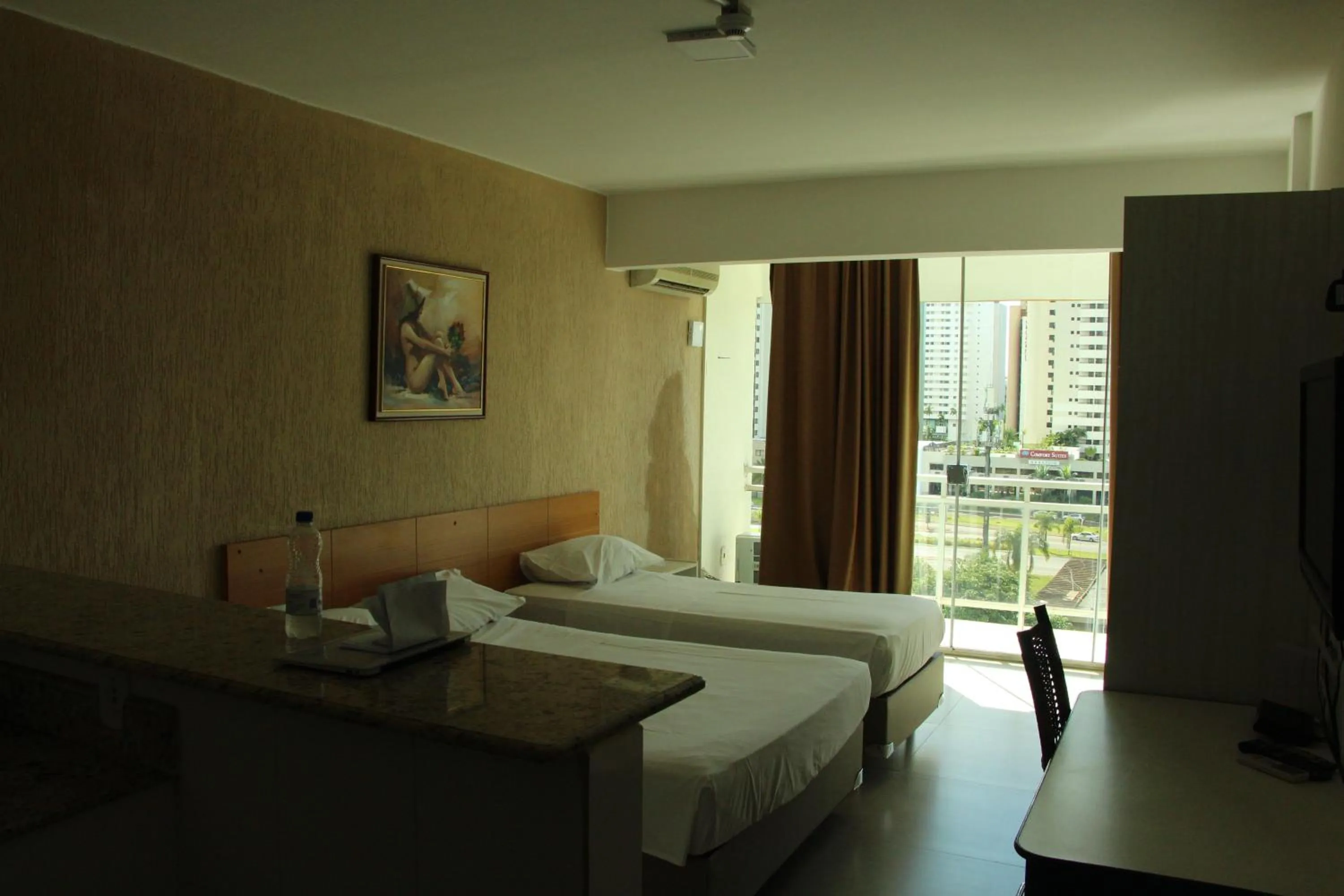 Bed in Apart Hotel Centro de Brasília