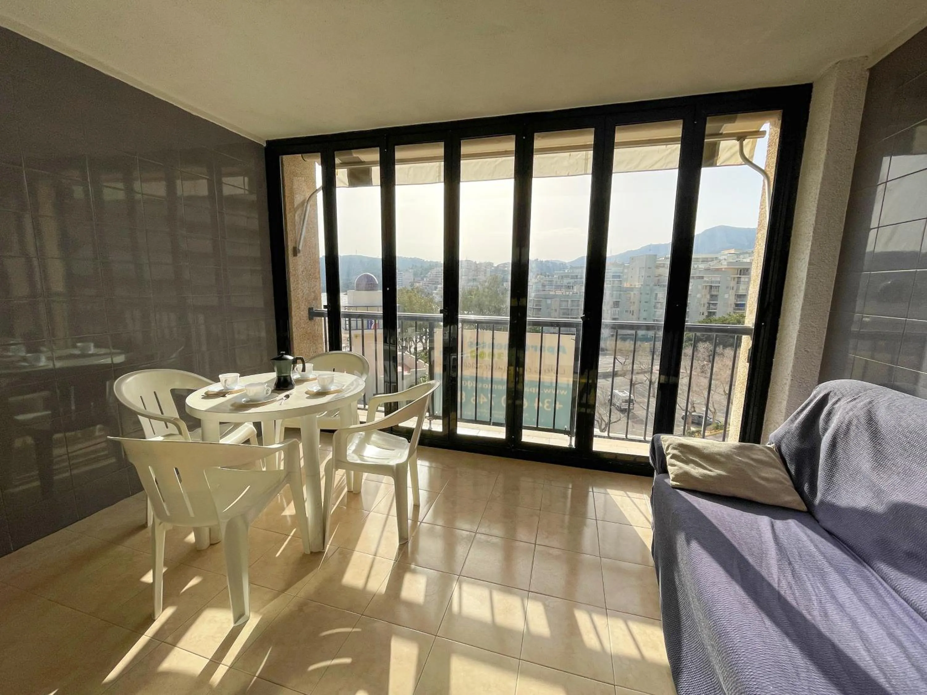 Balcony/Terrace in Apartamentos Neptuno Oropesa 3000